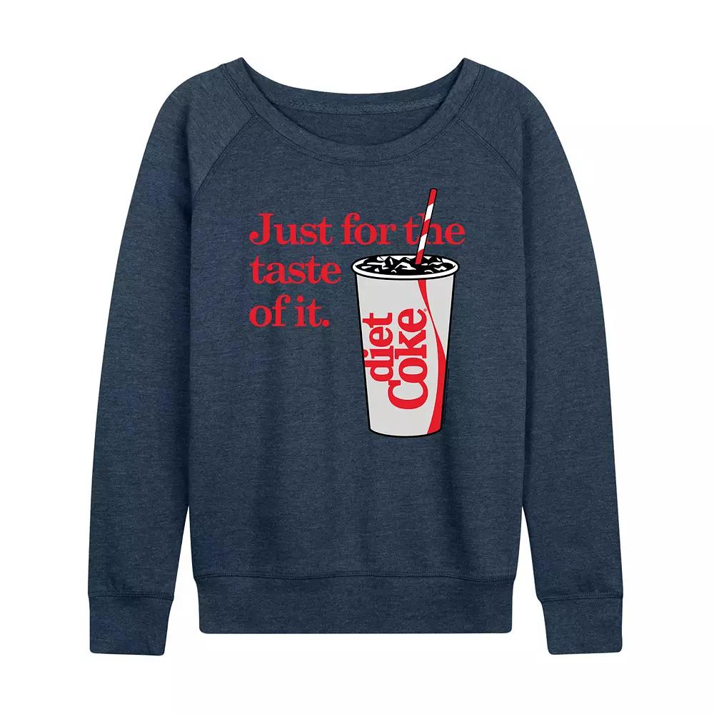 Women's Diet Coke For The Taste Of It French Terry Long Sleeve Tee,  Product Image