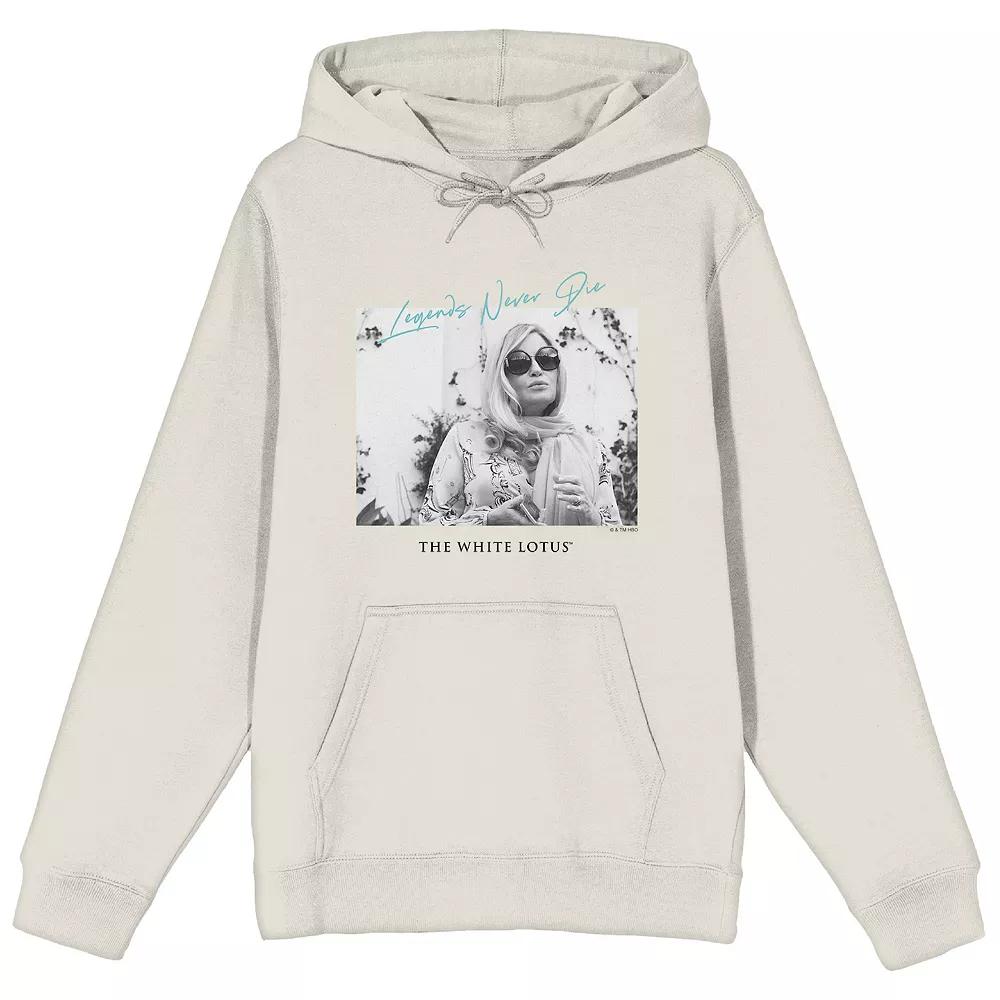 Juniors' White Lotus Tanya McQuoid "Legends Never Die" Hoodie, Women's, Size: XL, Off White Product Image