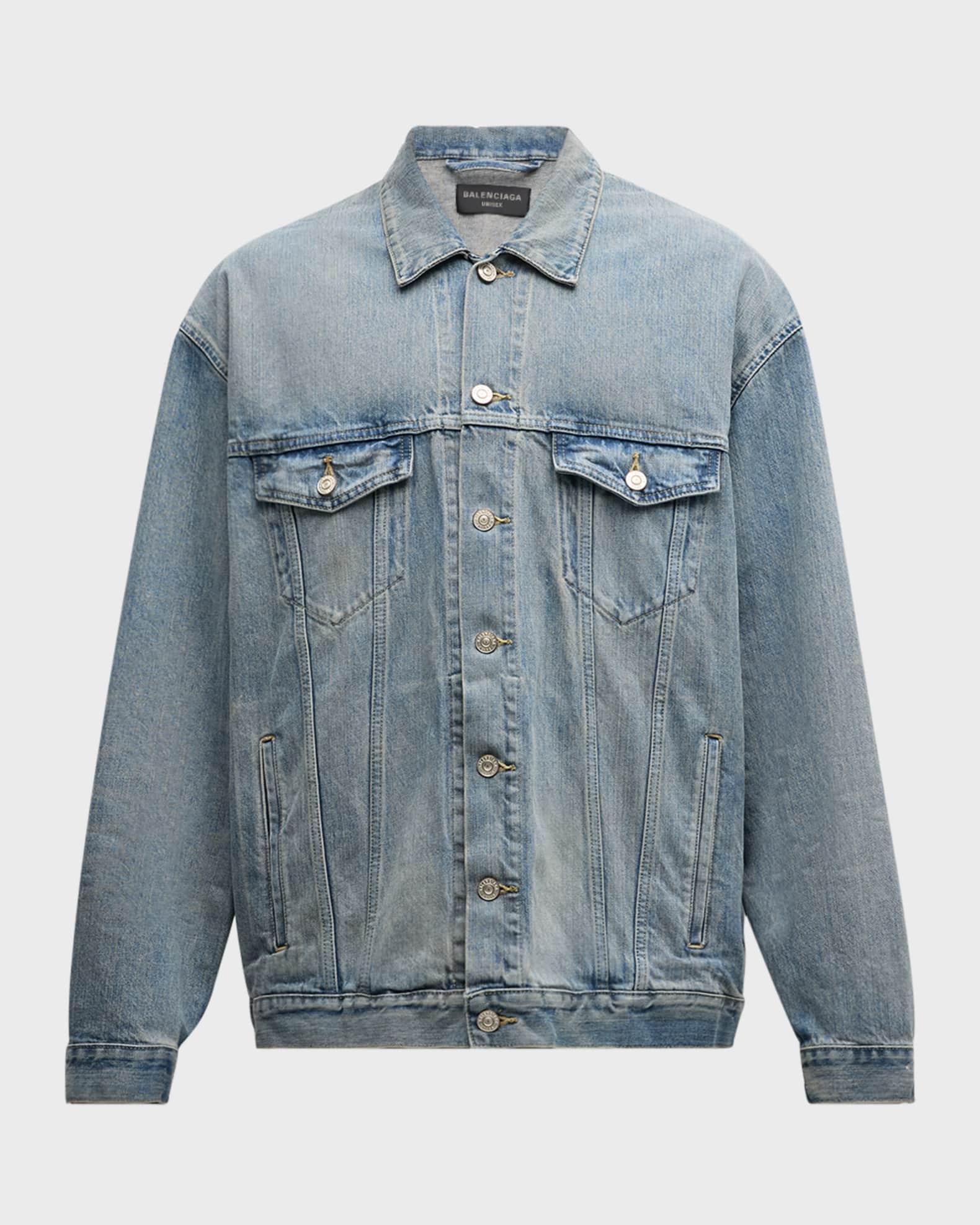 Men's Oversized Denim Jacket Product Image