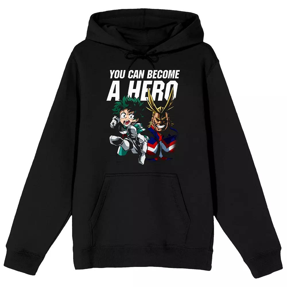 Men's My Hero Academia Hoodie, Size: Medium, Black Product Image