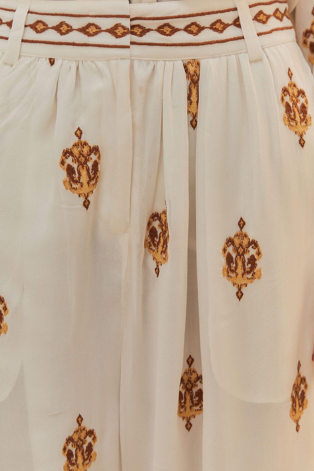 Off-White Anchor Tapestry Embroidered Pants Product Image