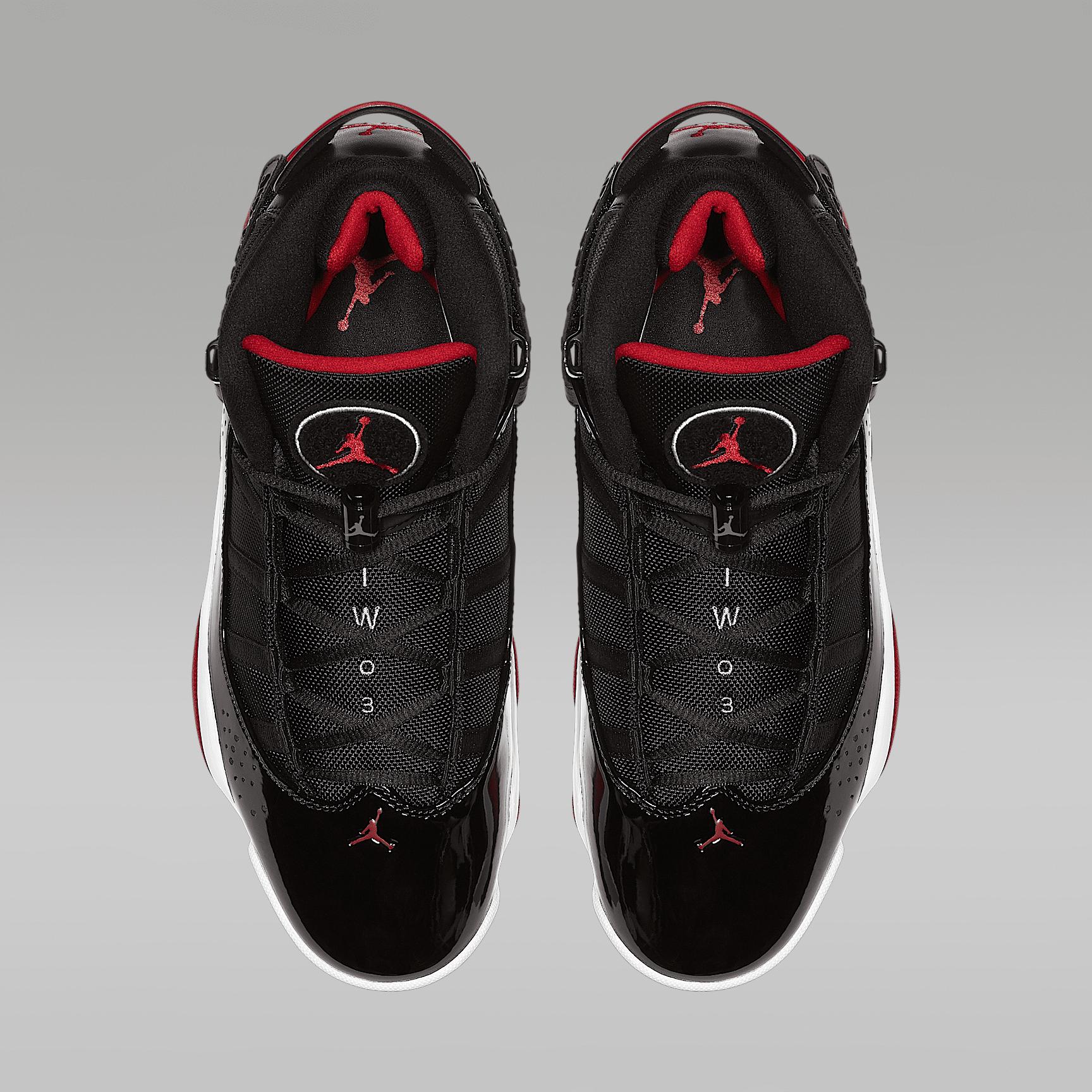 Jordan Mens Jordan 6 Rings - Mens Shoes Varsity Red/Black/White Product Image