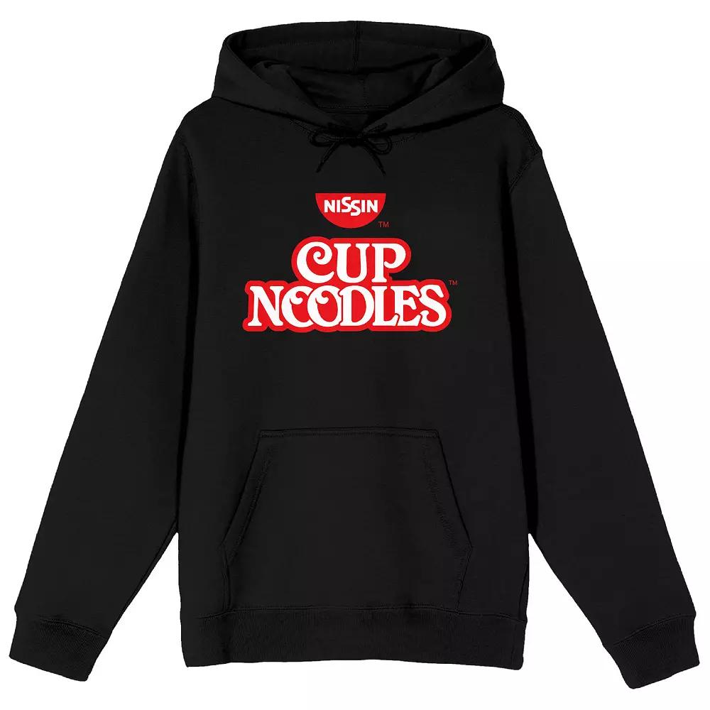 Men's Nissin Cup Noodles Logo Graphic Hoodie, Size: Large, Black Product Image