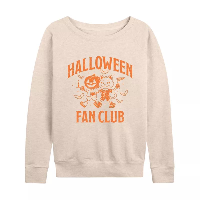 Women's Halloween Fan Club French Terry Long Sleeve Tee,  Product Image