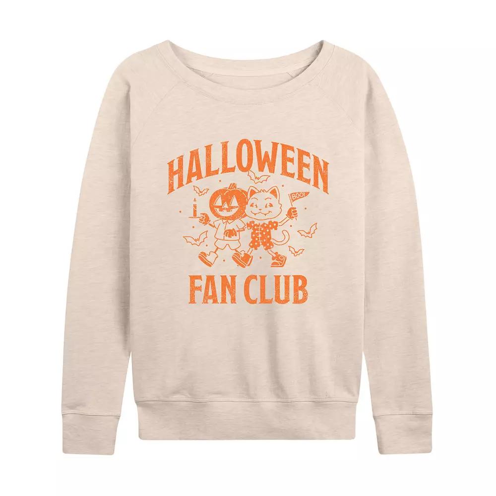 Women's Halloween Fan Club French Terry Long Sleeve Tee,  Product Image