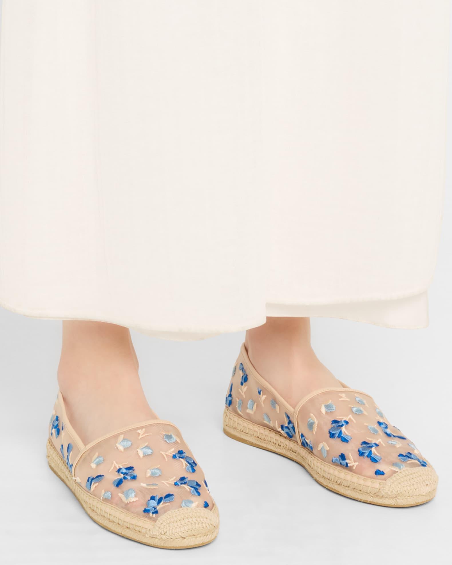 Bareitall Cotton Espadrille Loafers Product Image
