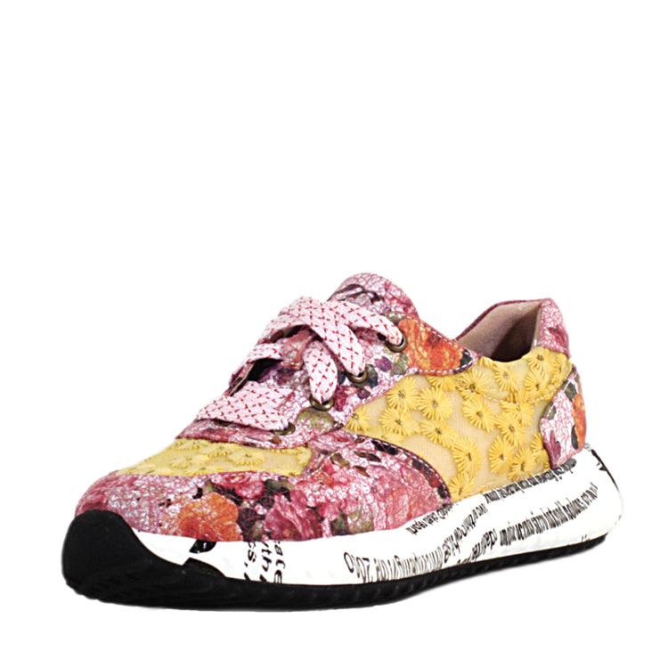 Pinky Floral Dad Sneakers Product Image