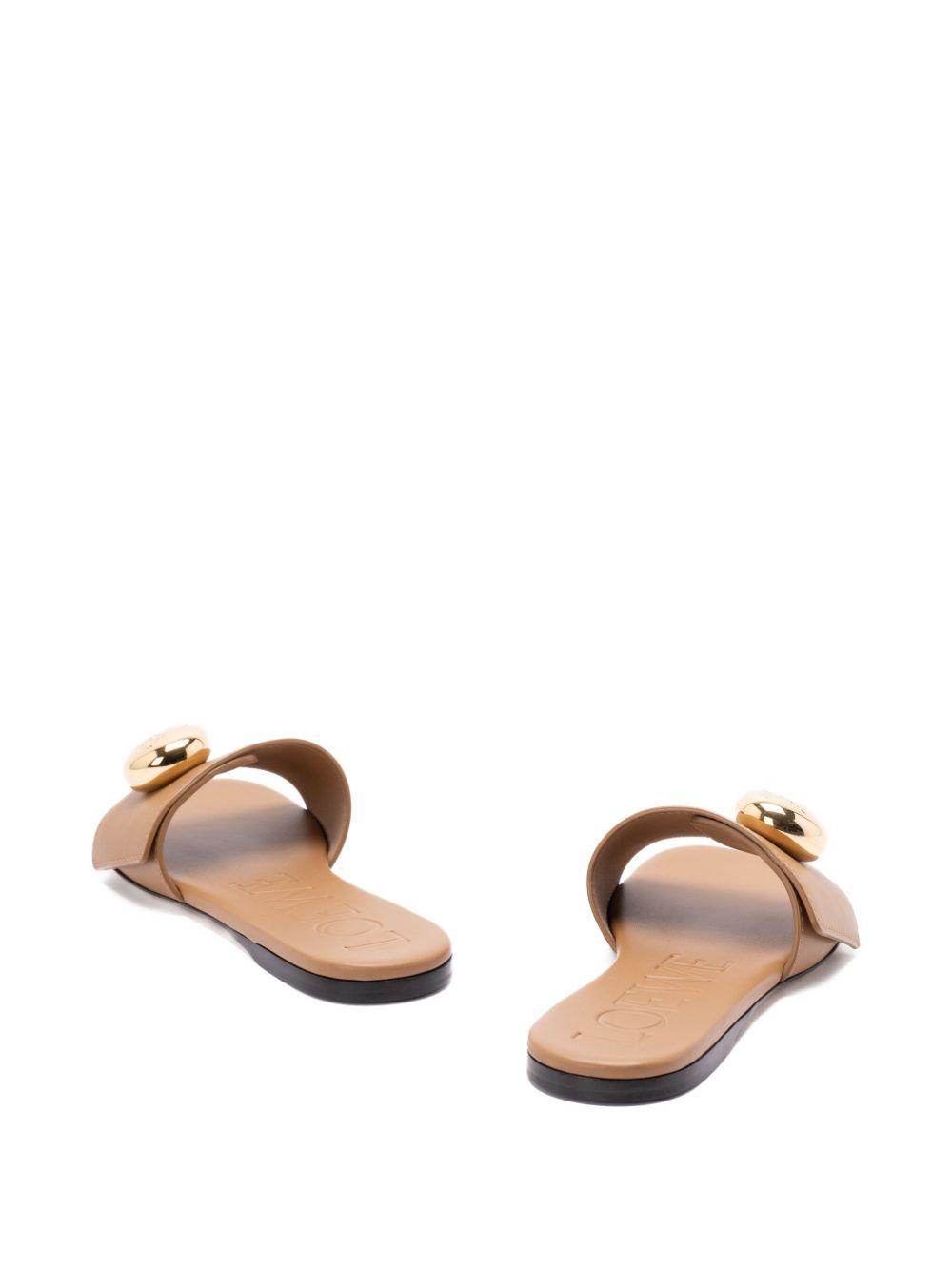 Pebble leather sandals Product Image