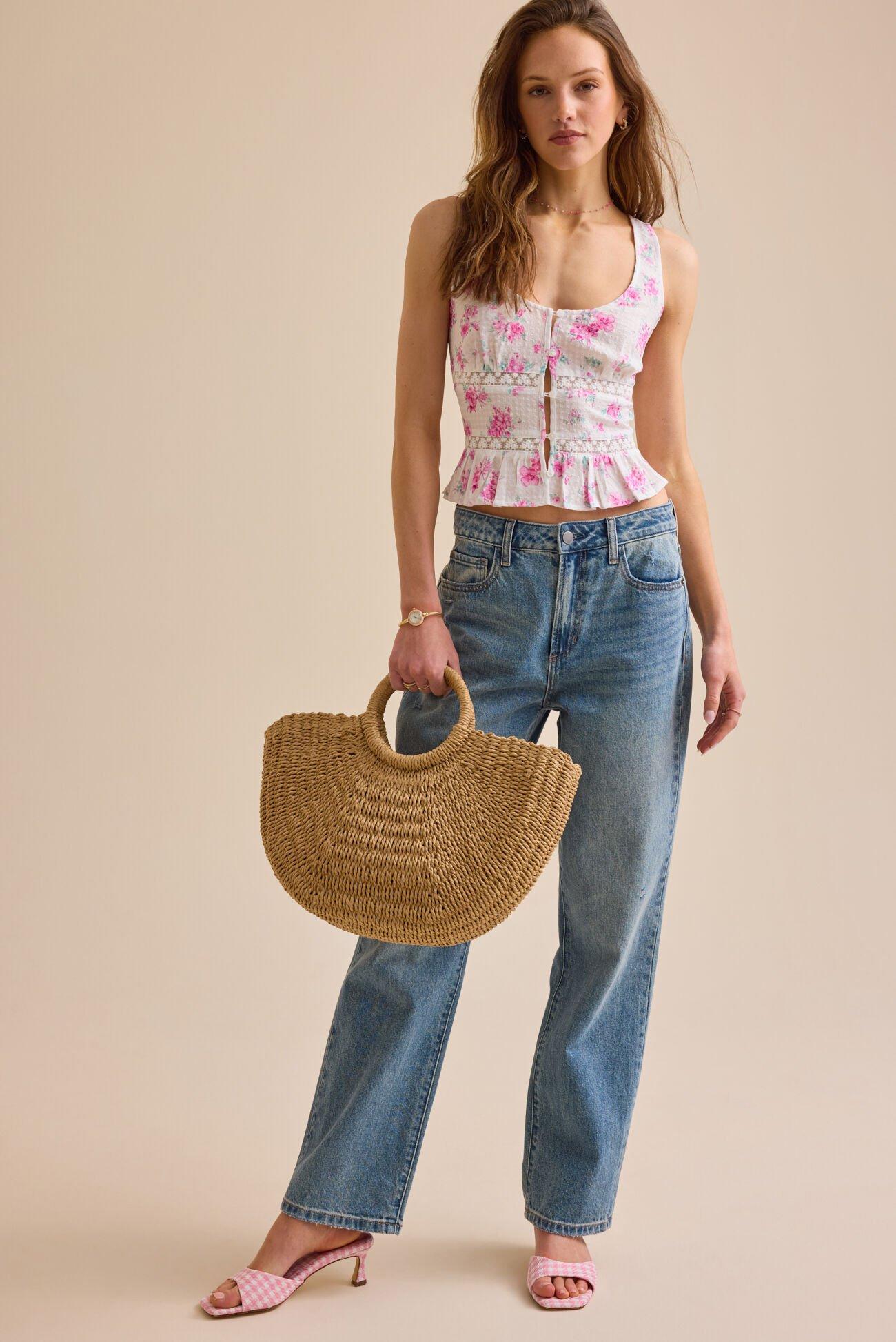 Houston Floral Tank Top Product Image