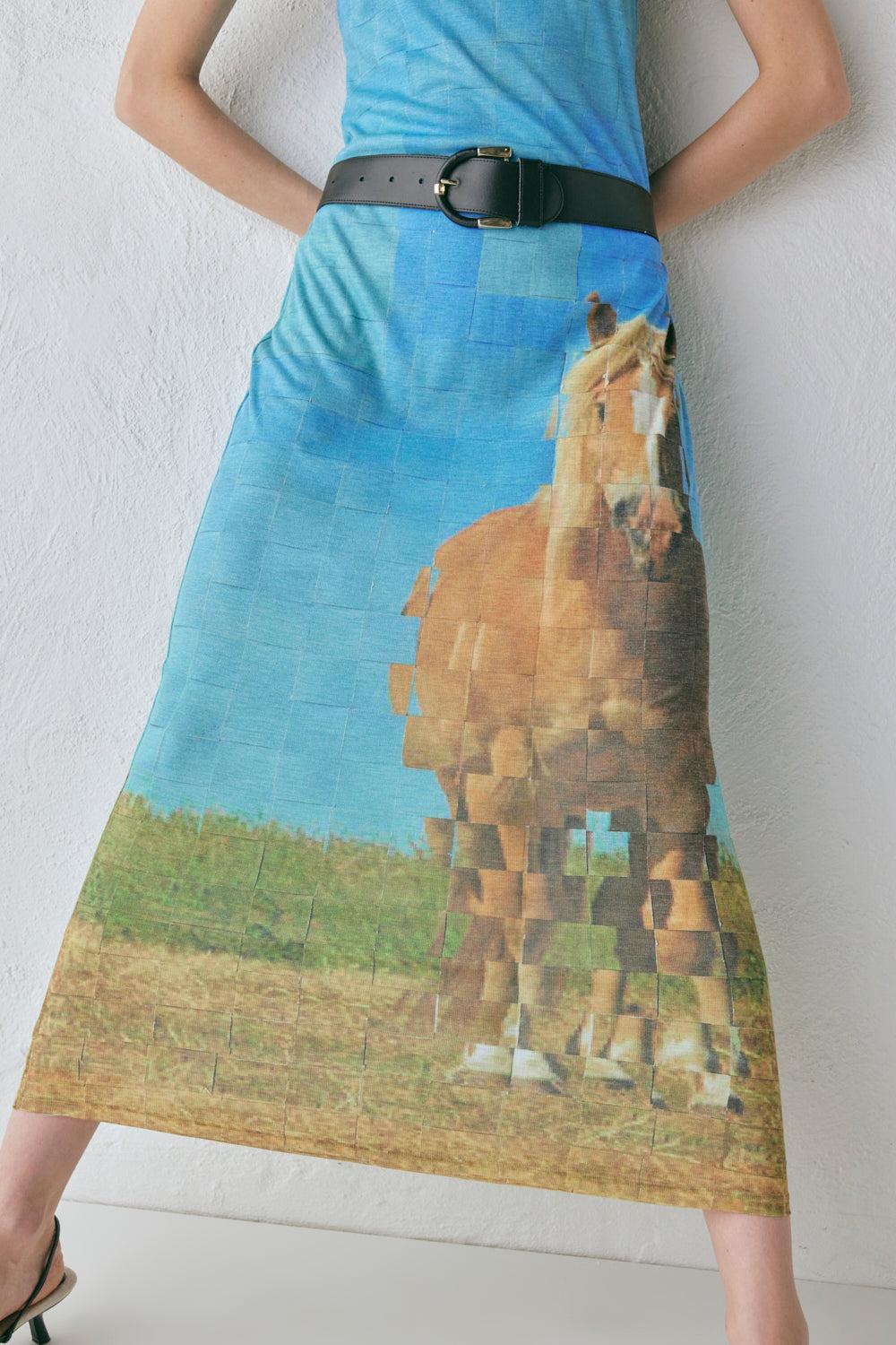 Alexia Maxi Dress Horse Product Image