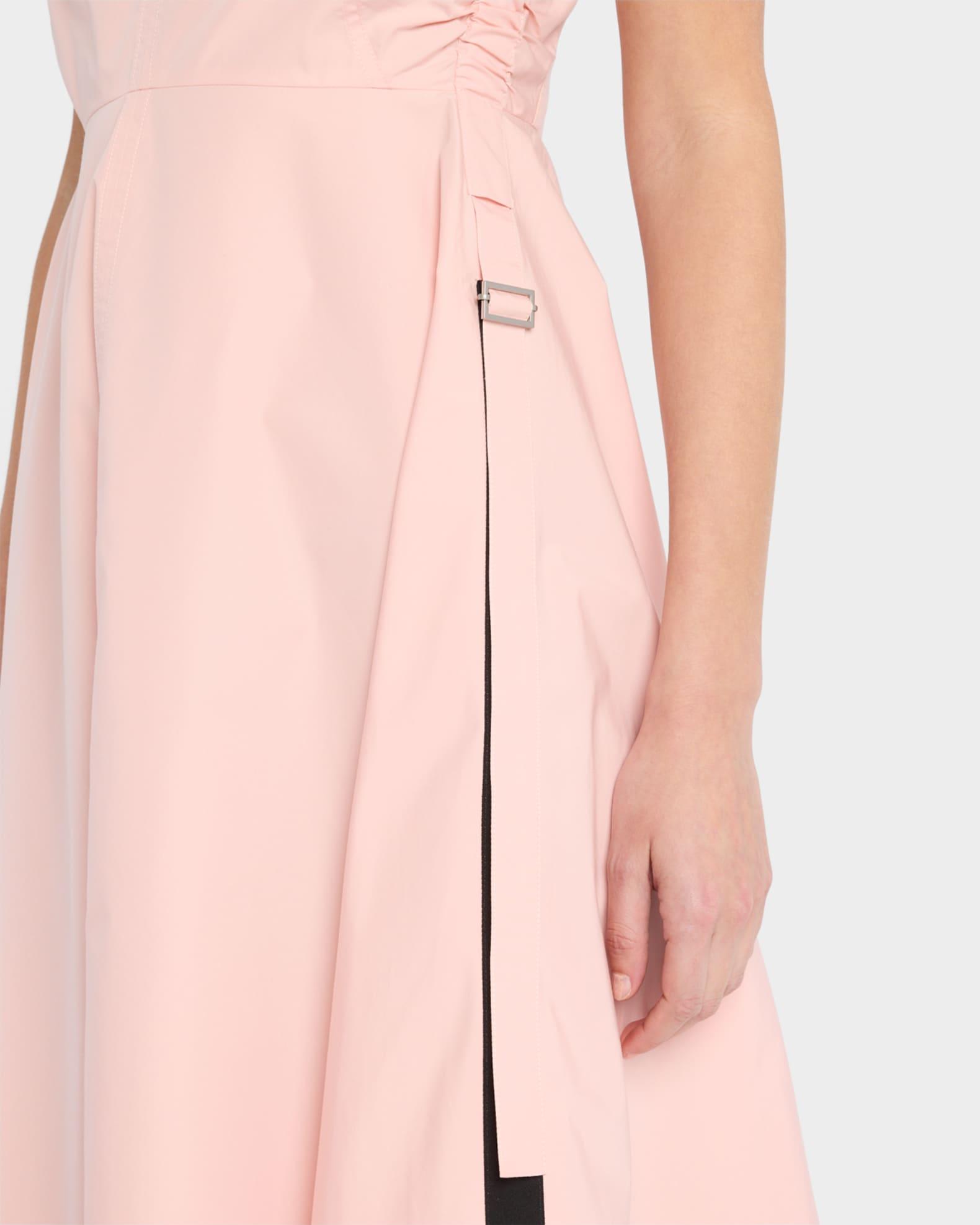 V-Neck Tulip-Sleeve Midi Dress Product Image