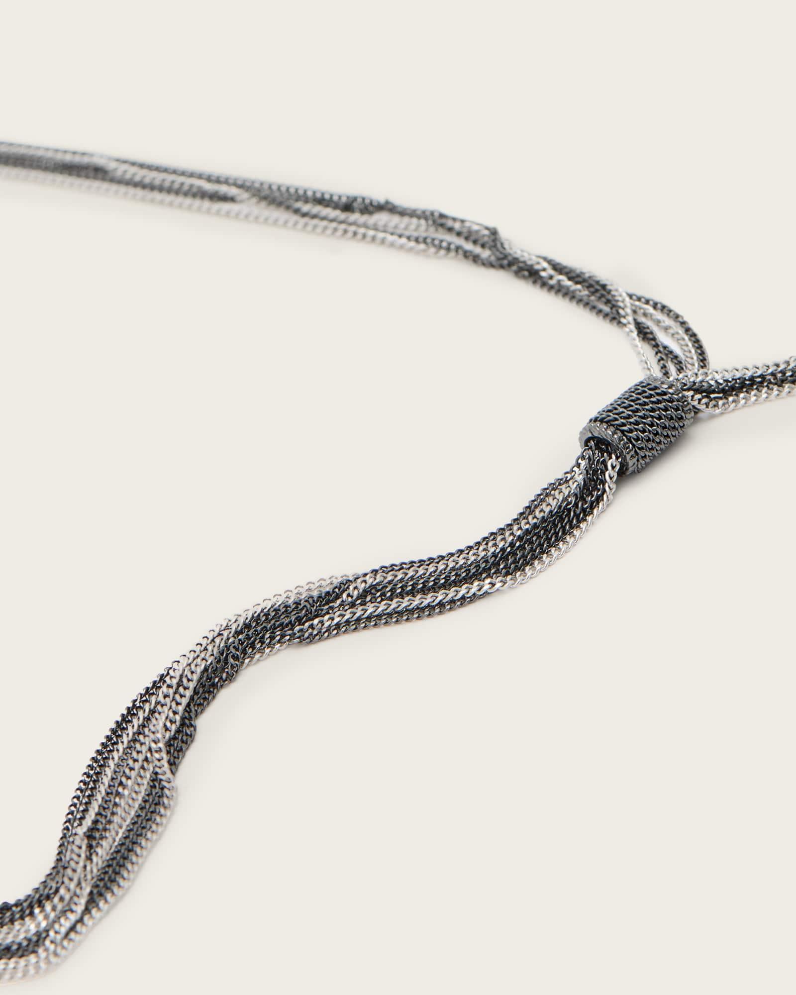 Fleur Two Tone Multi-Chain Necklace Product Image