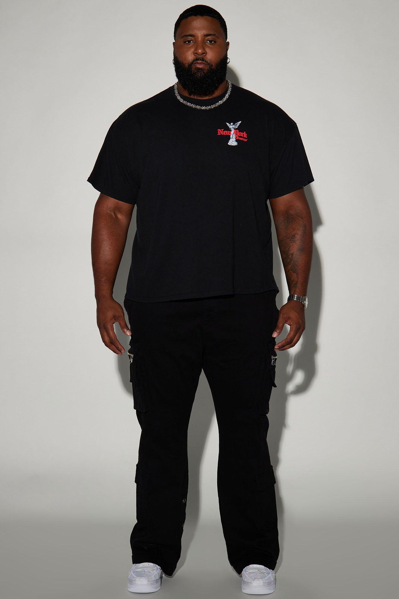 Pleasures Slim Flare E - Waist Cargo Pants - Black Product Image