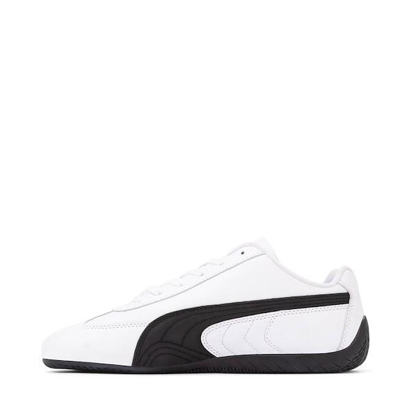 Mens PUMA Speedcat Leather Athletic Shoe - PUMA White / PUMA Black Product Image