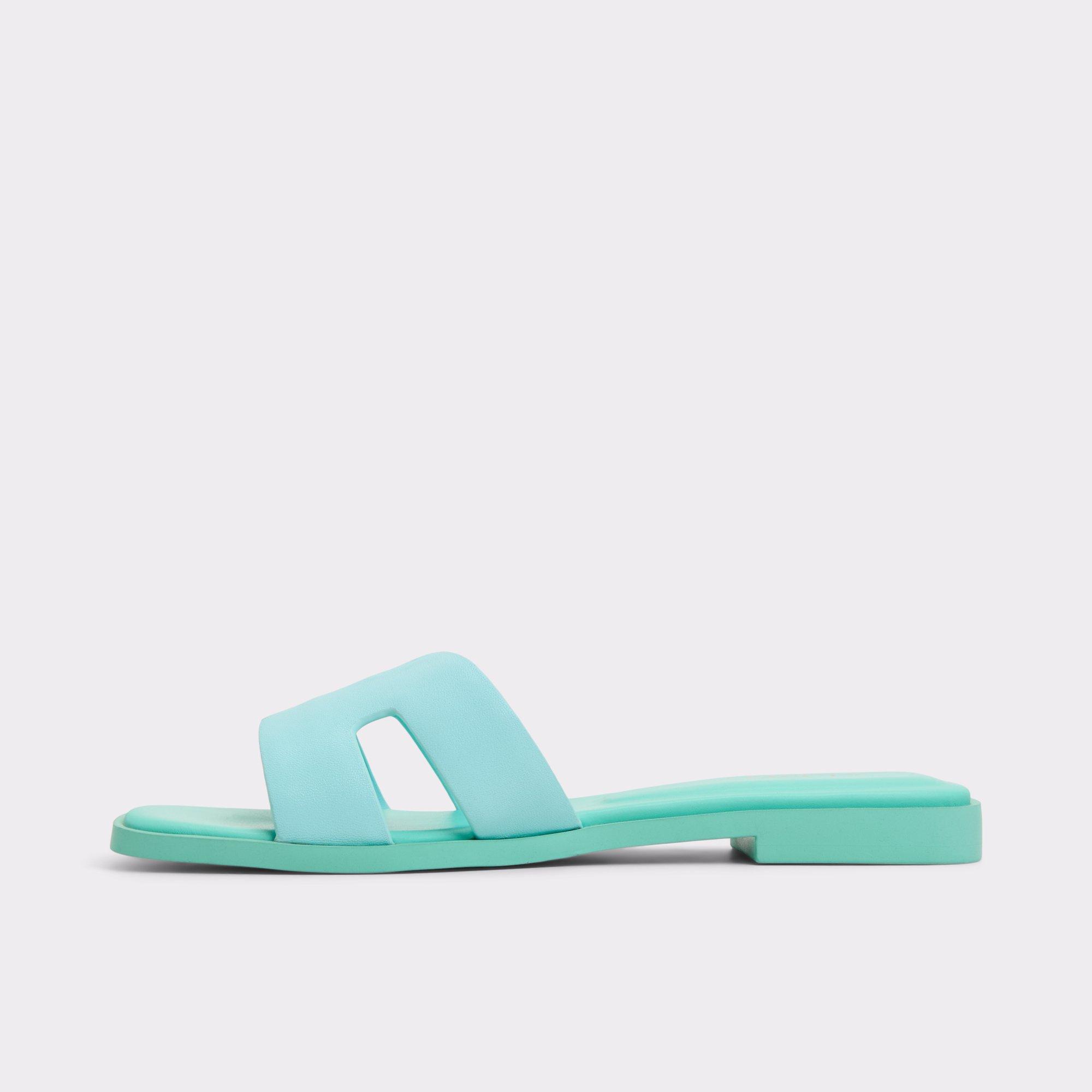 Itsandal Turquoise Women's Flat Sandals | ALDO US Product Image