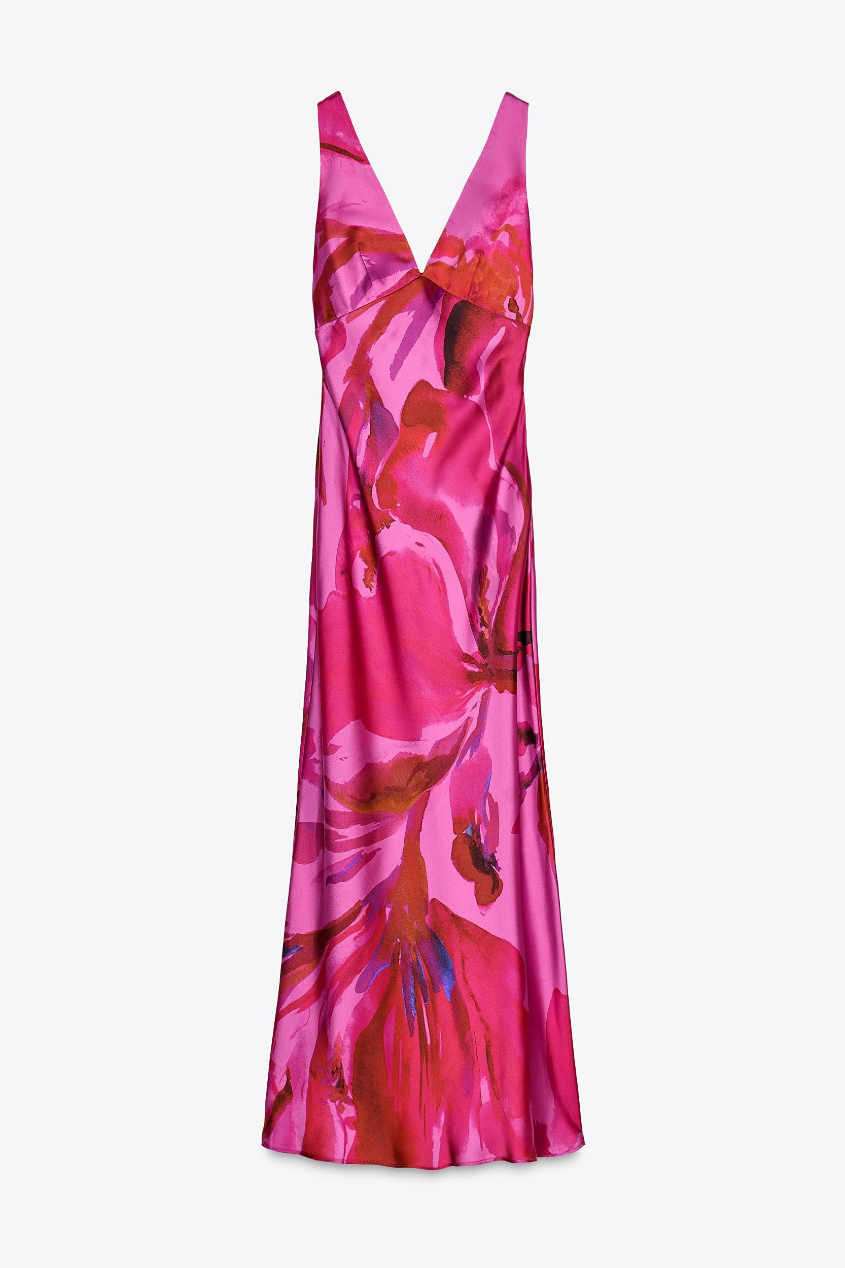 PRINTED MIDI DRESS Product Image