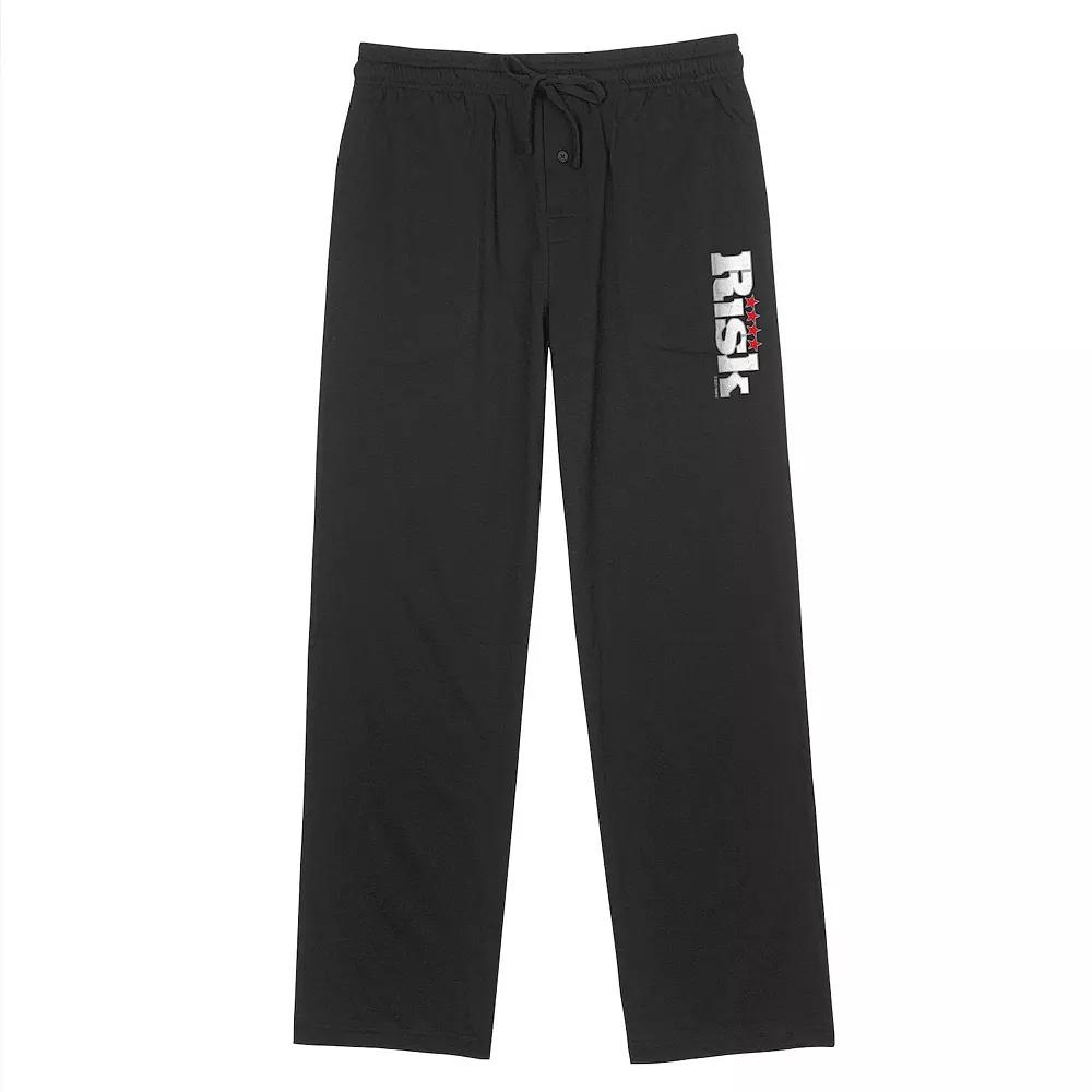 Men's Hasbro Nerf Pocket Logo Pajama Pants, Size: Small, Black Product Image