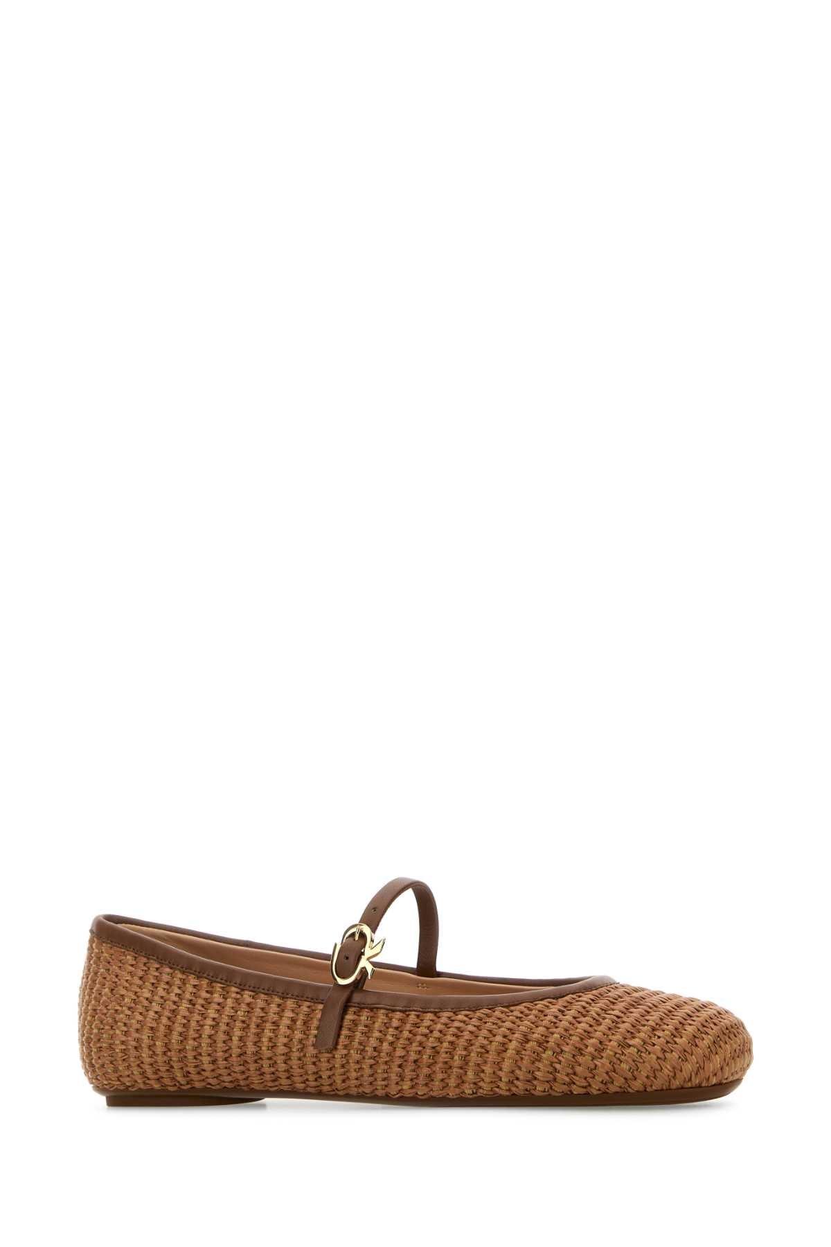 Carla raffia ballet pumps Product Image
