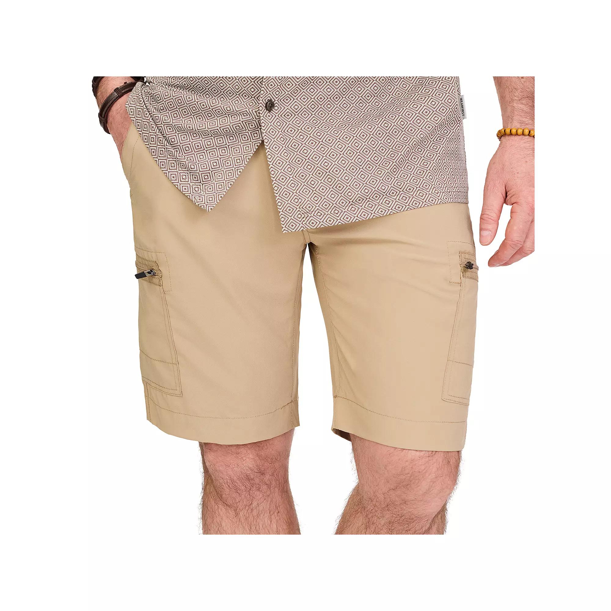 Men's WEARFIRST Seaside 10" Cargo Shorts, Size: 32, Chinchilla Product Image