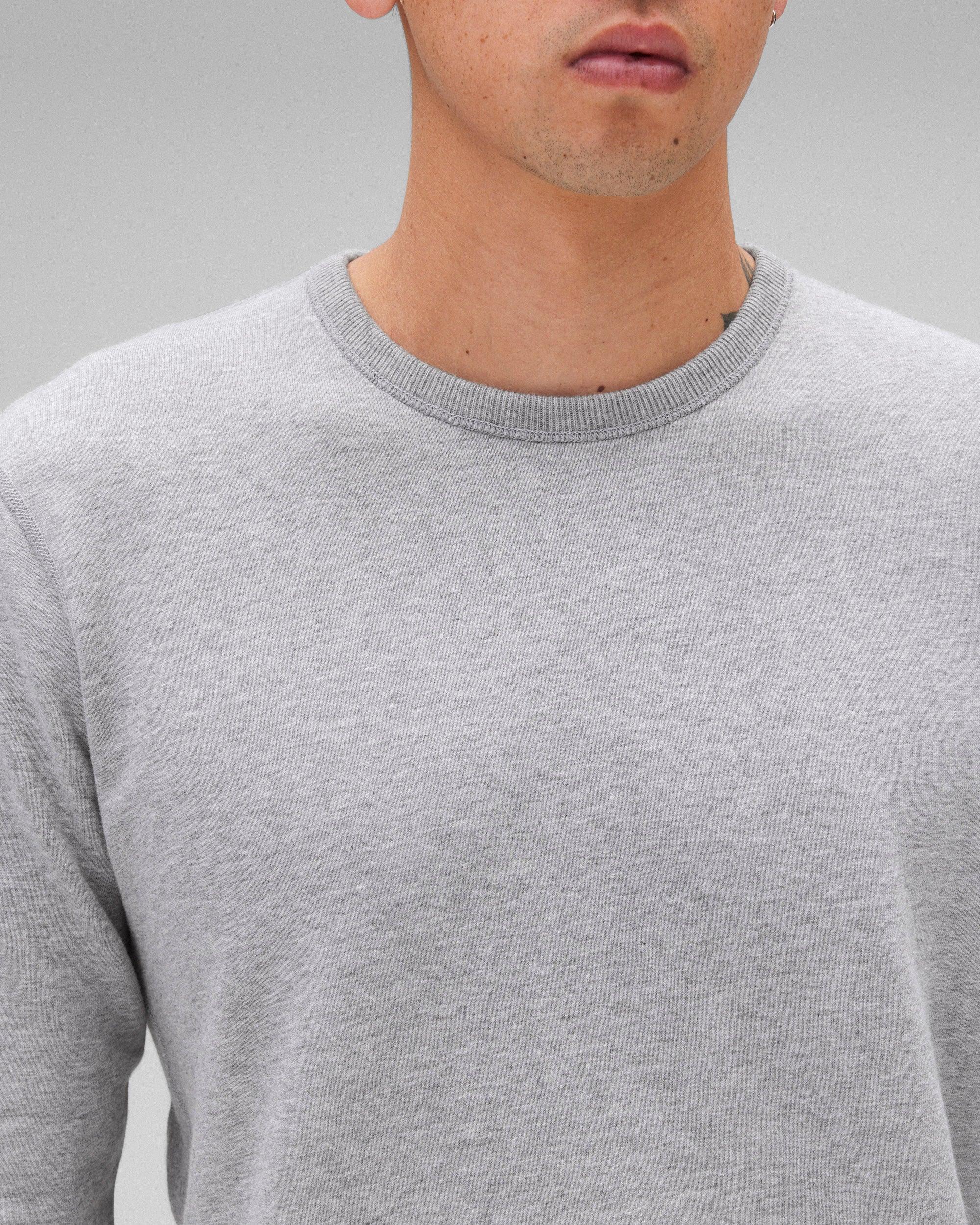 Midweight Terry Slim Crewneck - Vault Male Product Image