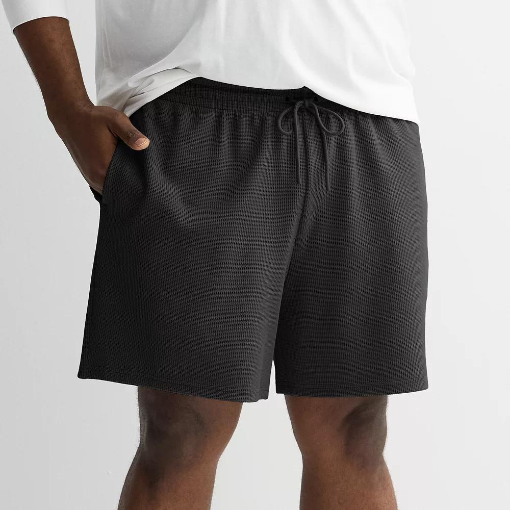 Big & Tall Tek Gear® Waffle Shorts, Men's, Size: 2XB, Mineral Black Product Image