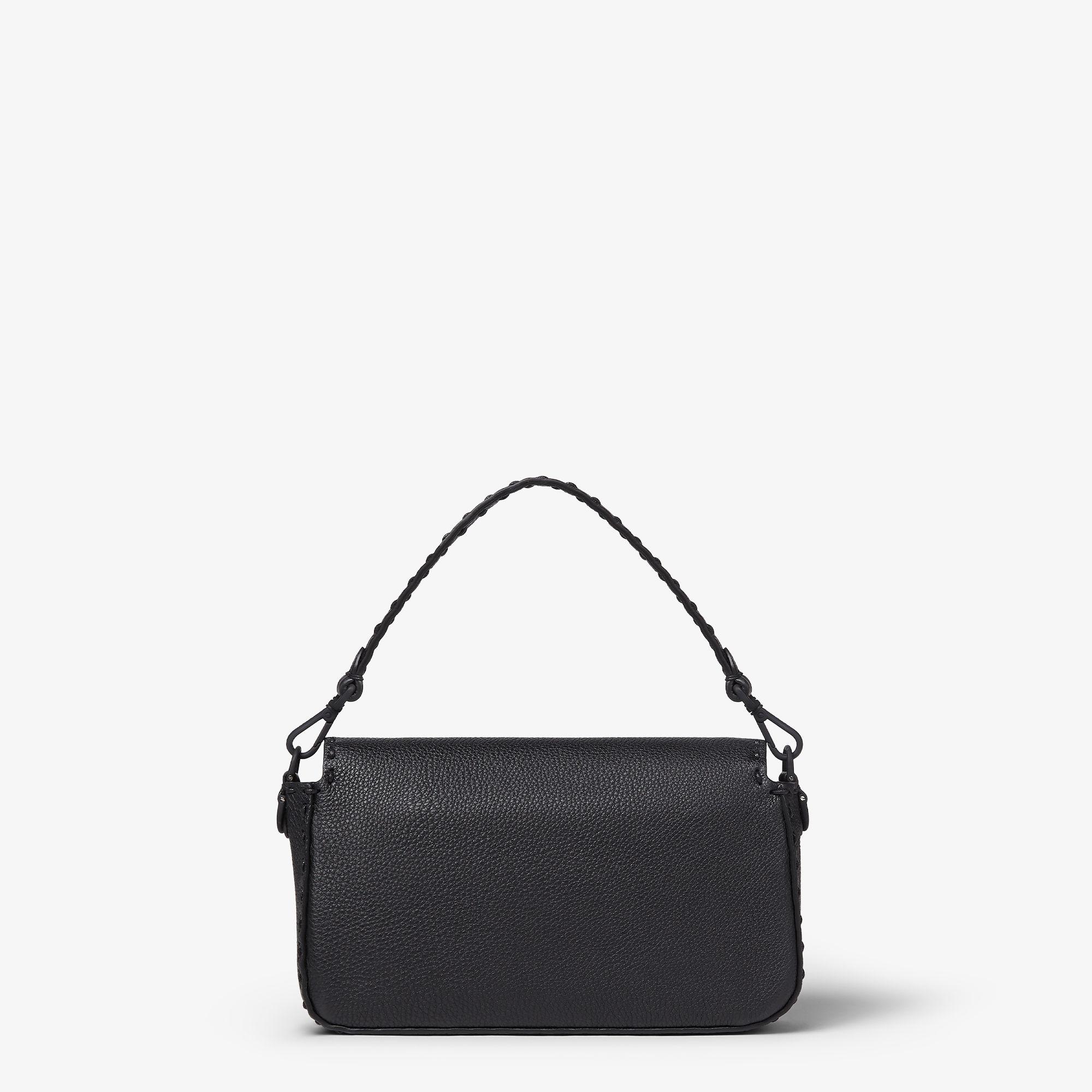 Regular BaguetteBlack Selleria bag with 590 hand-sewn topstitches Product Image