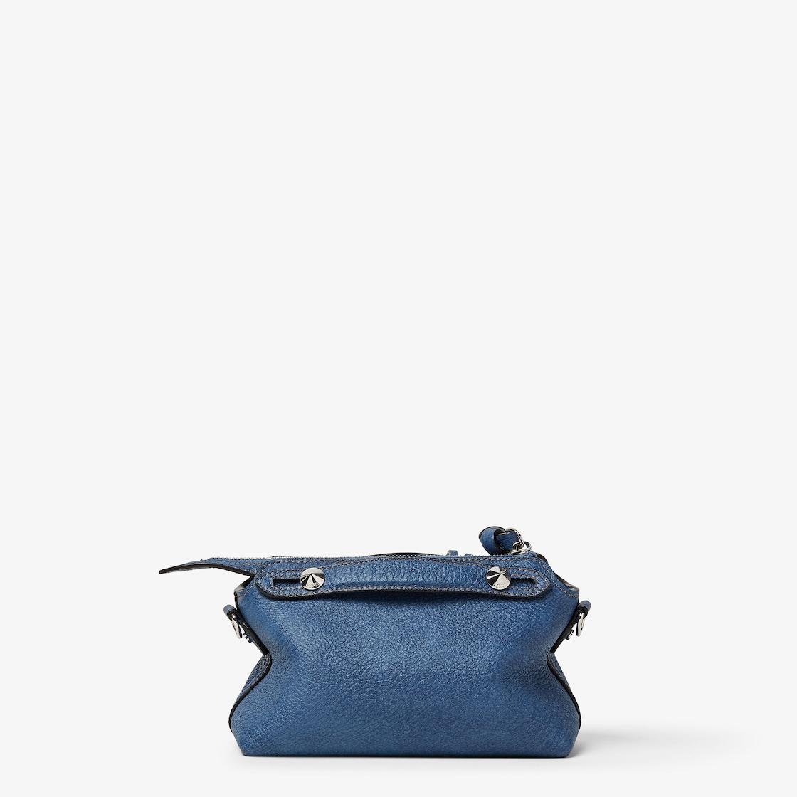 By The Way Soft MiniBlue leather denim-effect mini-bag Product Image