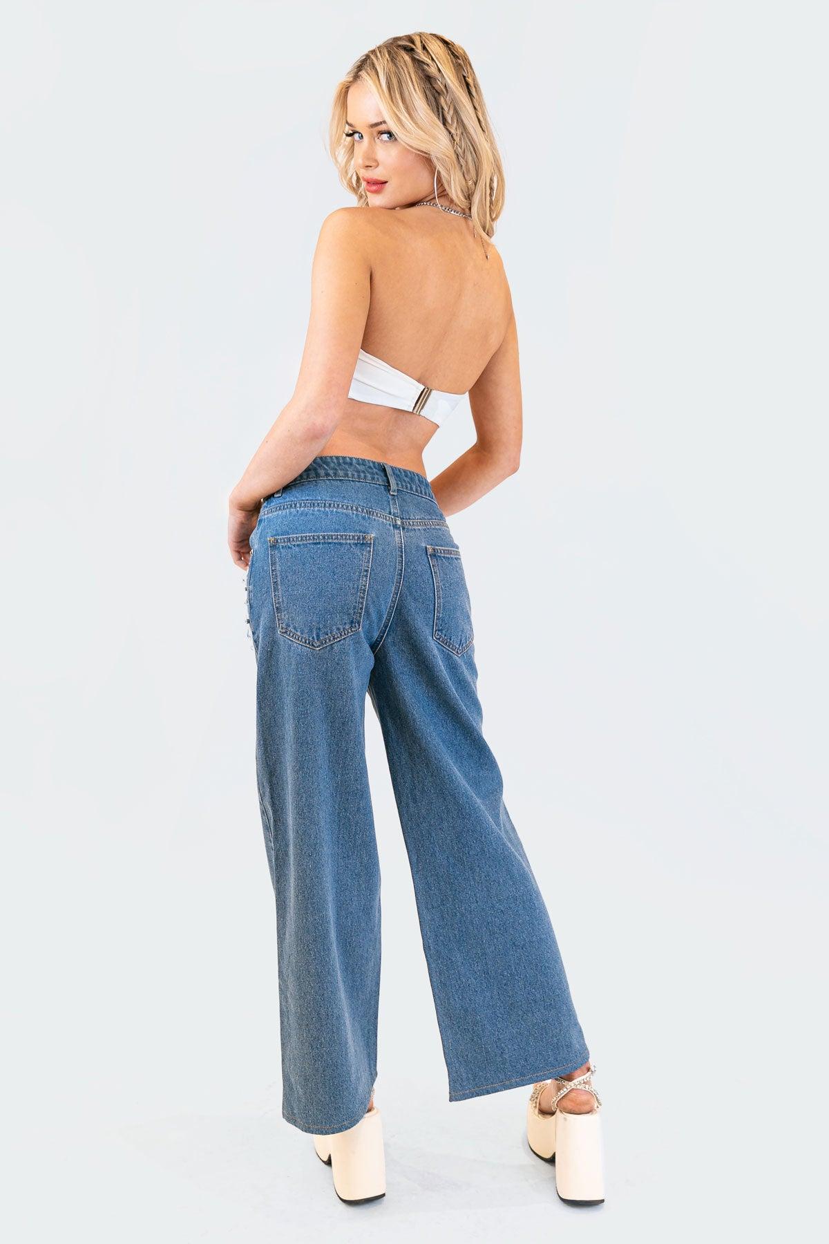 Strapless Mesh Triangle Top Product Image