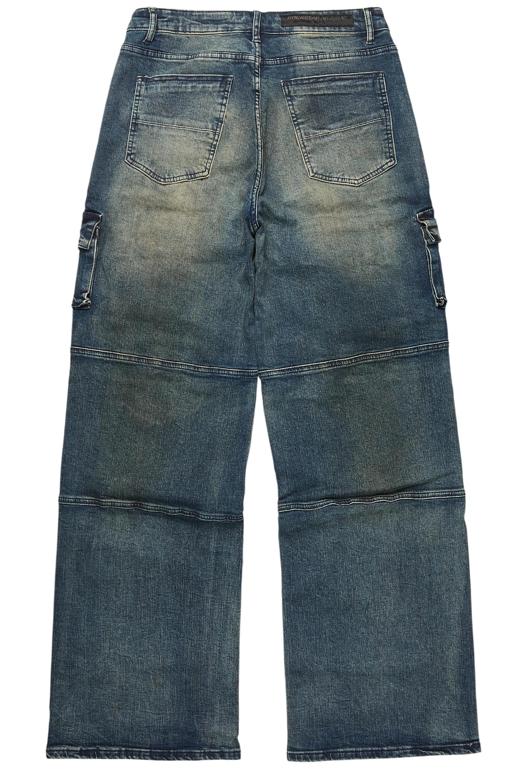 Berdi Dirty Wash Baggy Fit Jean Male Product Image