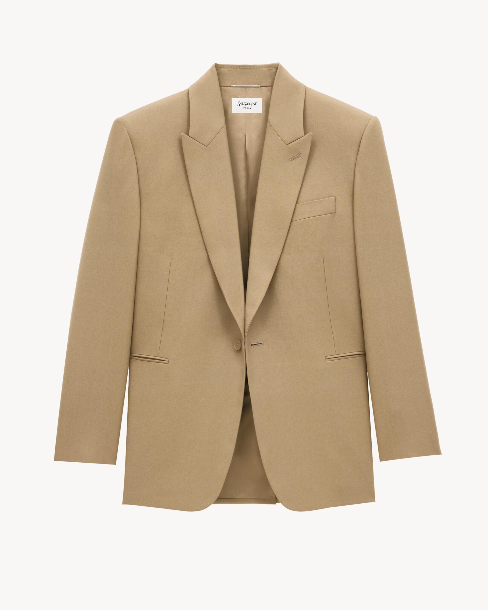 jacket in wool gabardine Product Image
