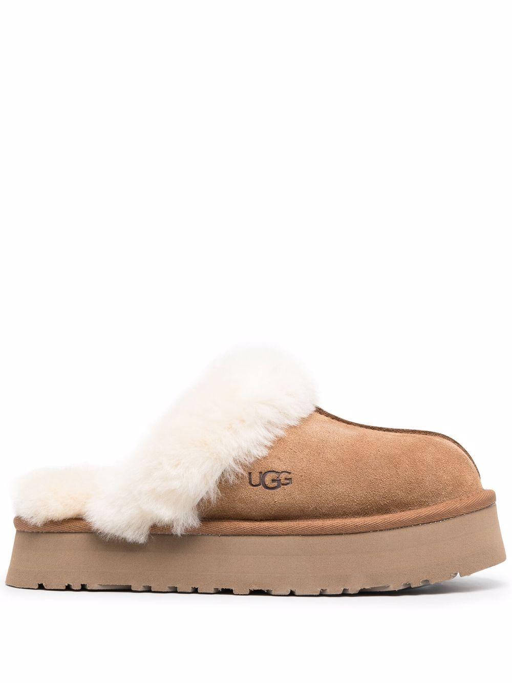 Disquette suede slippers Product Image