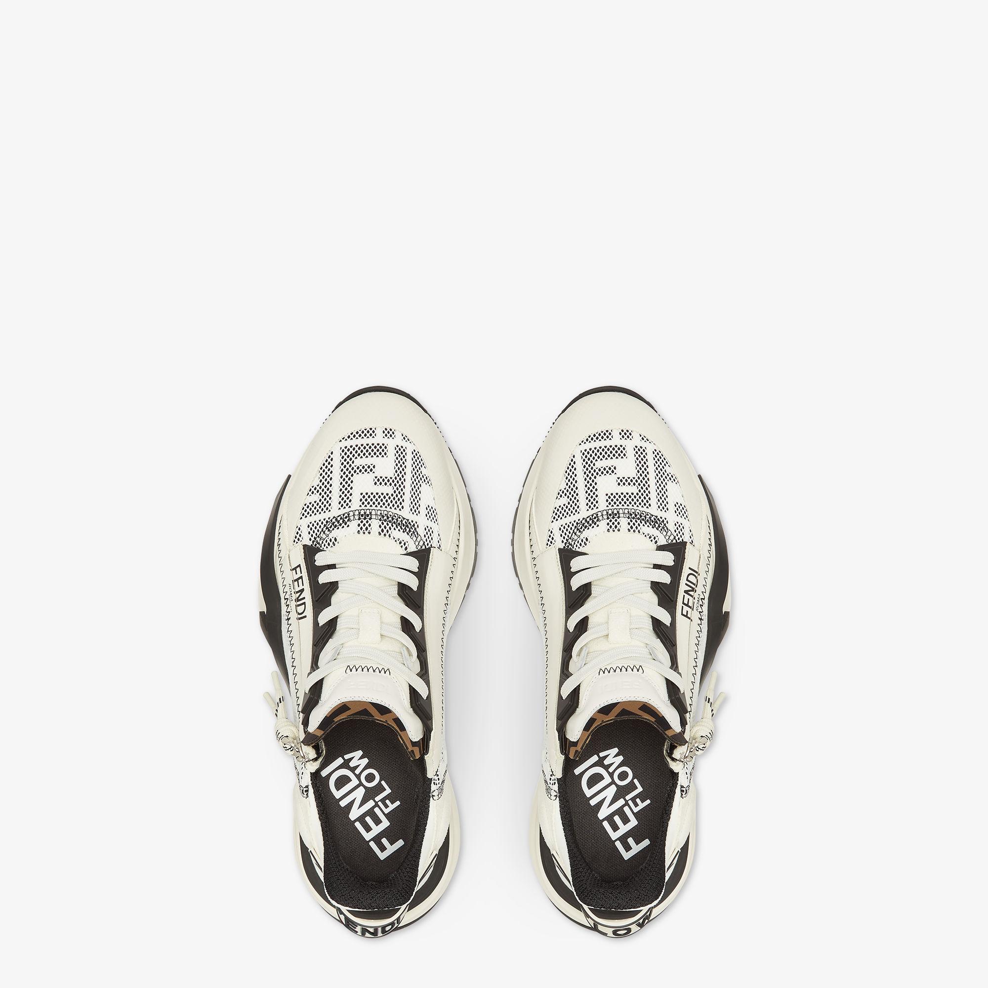 Fendi Flow SneakersWhite FF Lycra® running shoe Product Image