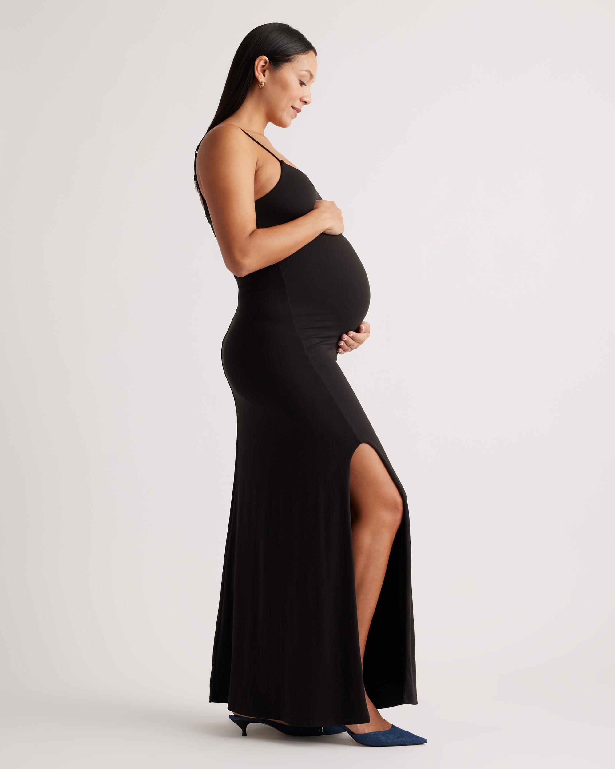 Quince | Women's Recycled Knit Maternity Maxi Dress Recycled Polyester Product Image