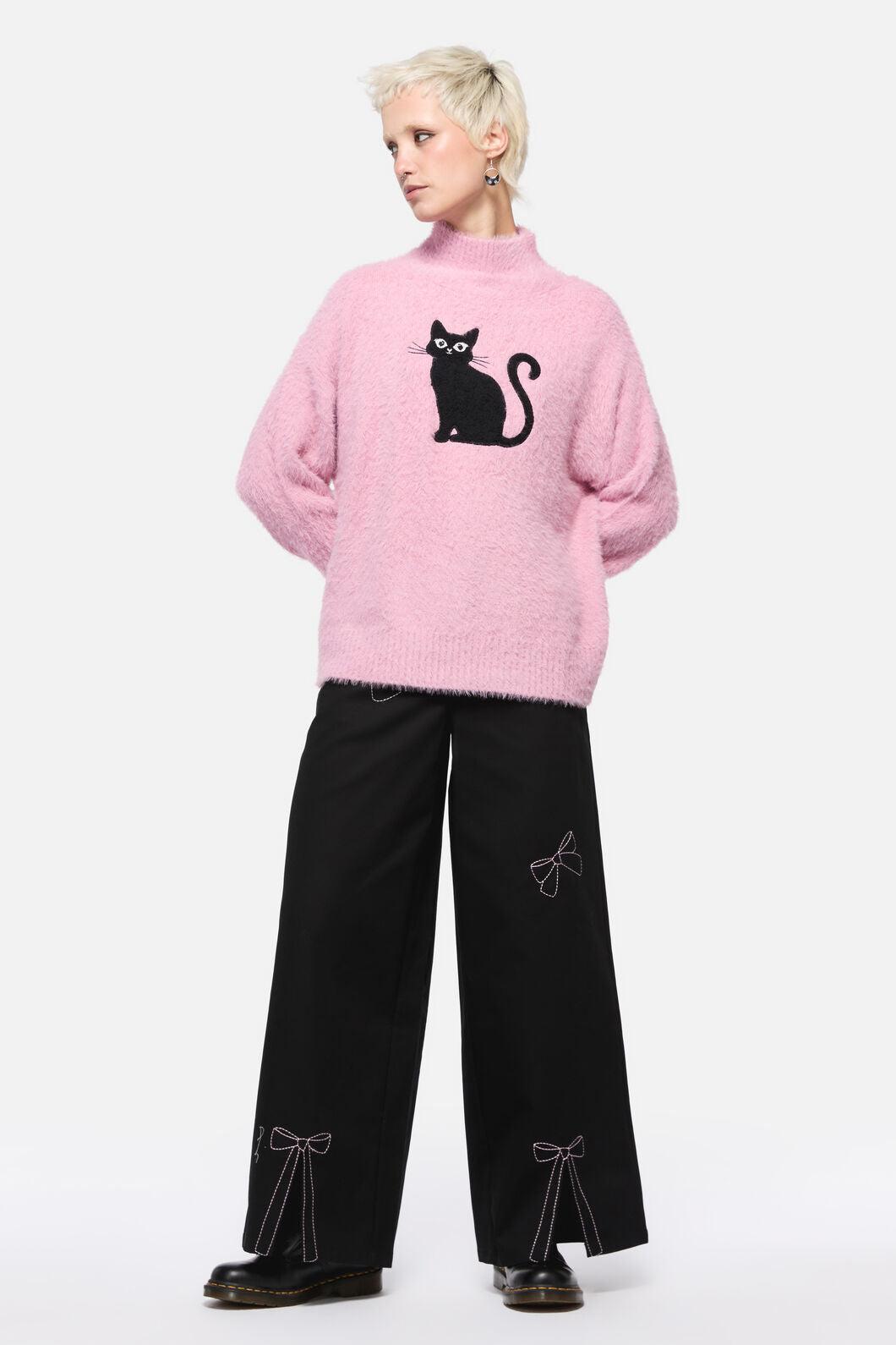 Catkins Boucle Knit Jumper Product Image