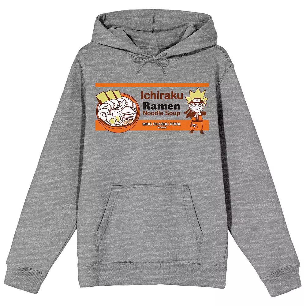 Men's Naruto Shippuden Ichiraku Ramen Noodle Soup Graphic Hoodie,  Product Image