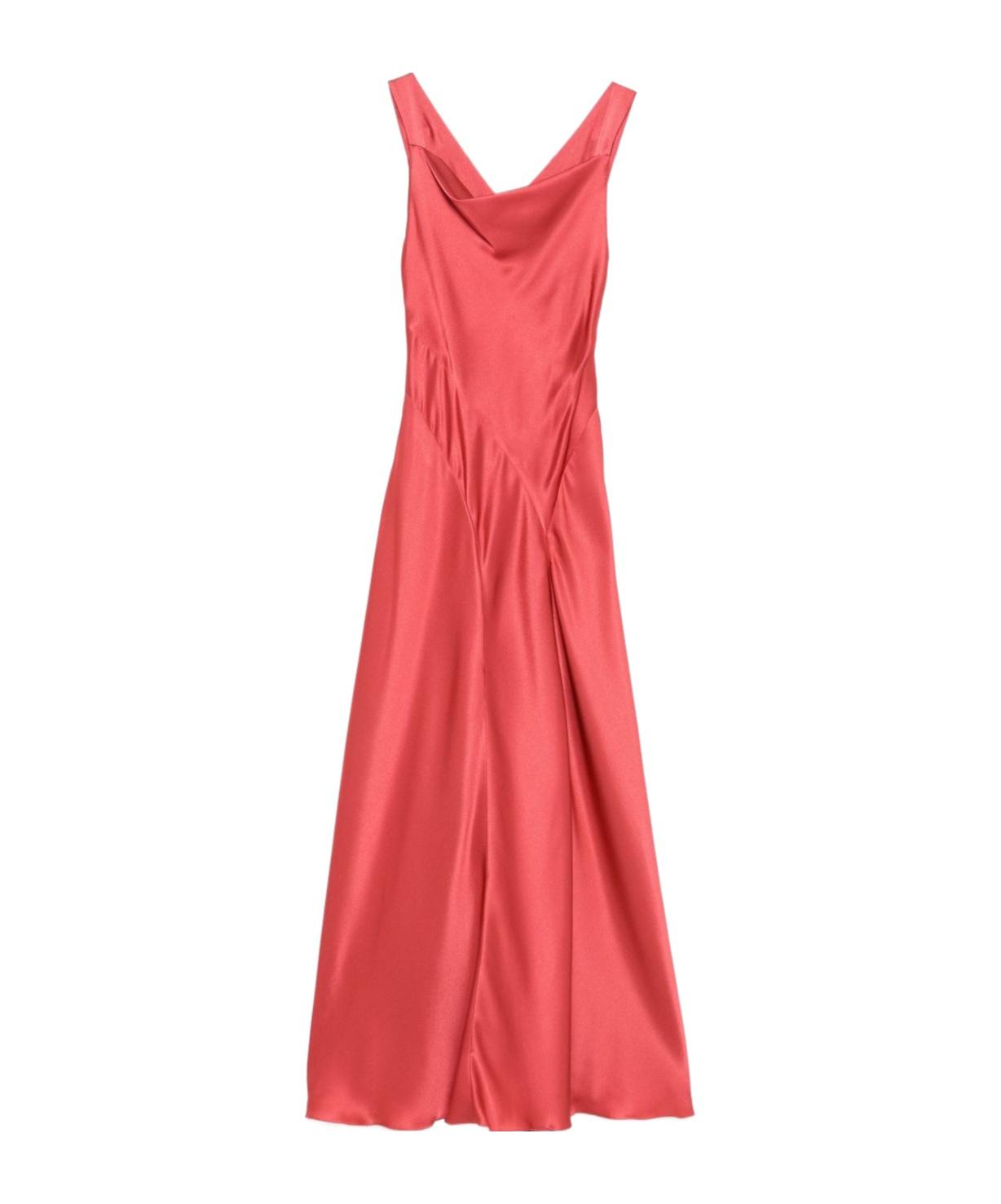 ALBERTA FERRETTI Cut-out Gown In Red Product Image