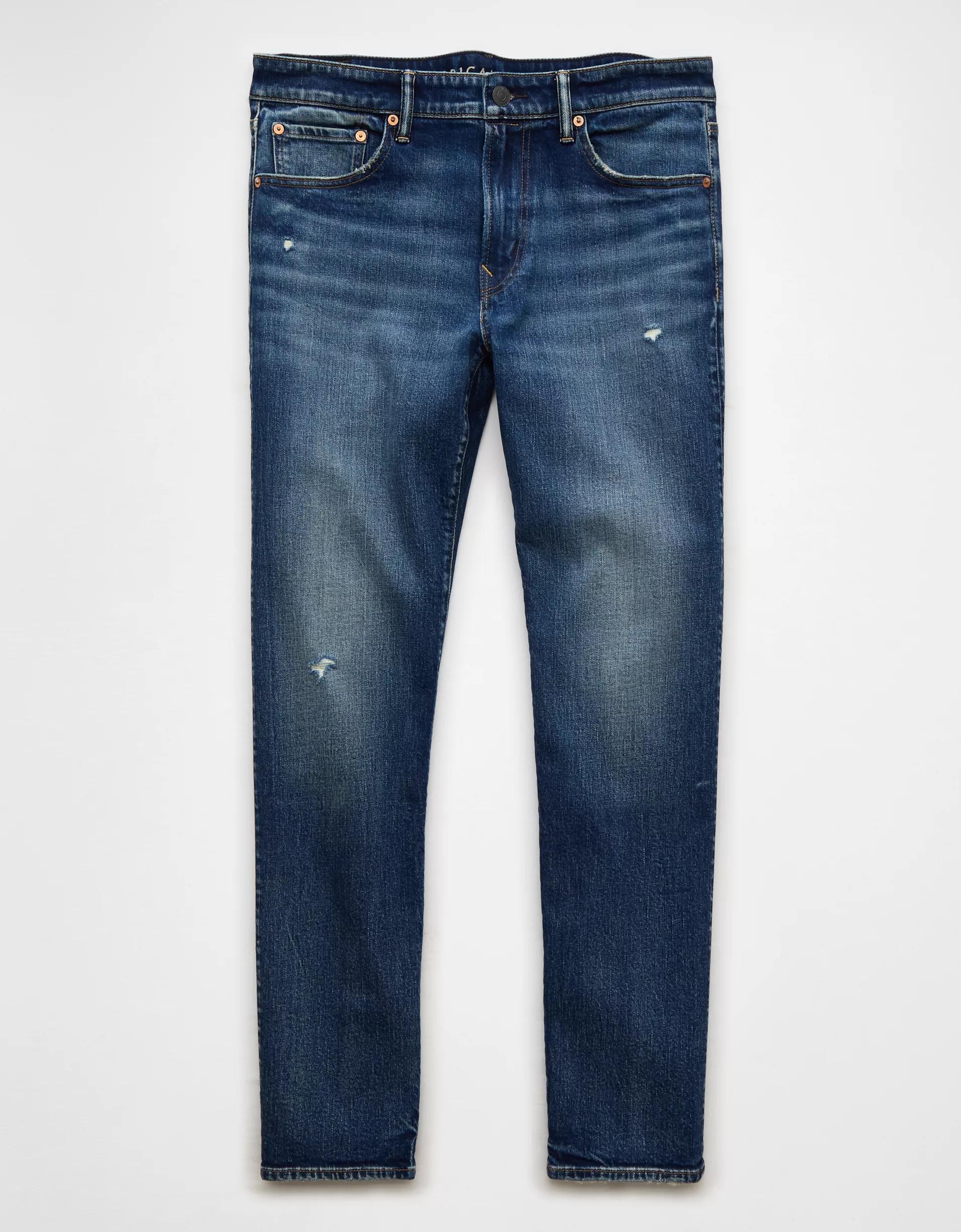 AE AirFlex+ Ripped Slim Straight Jean Product Image