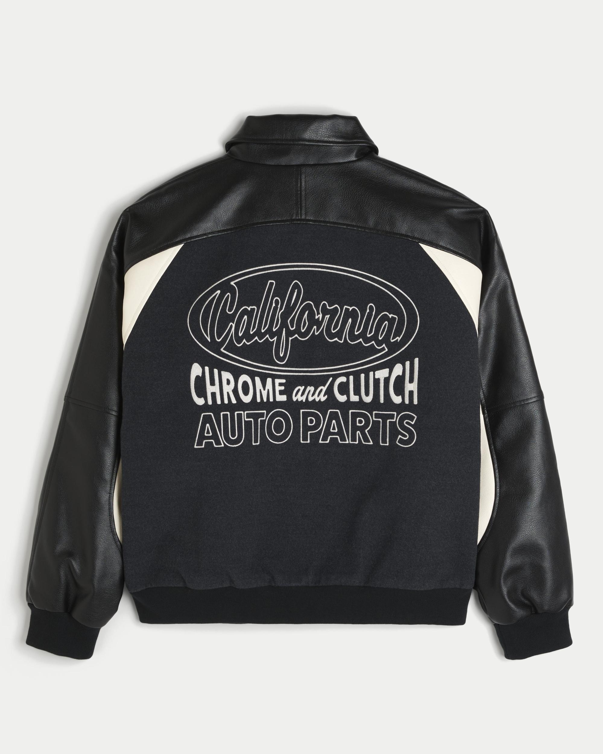 Midtown Bulldogs Graphic Varsity Jacket Product Image