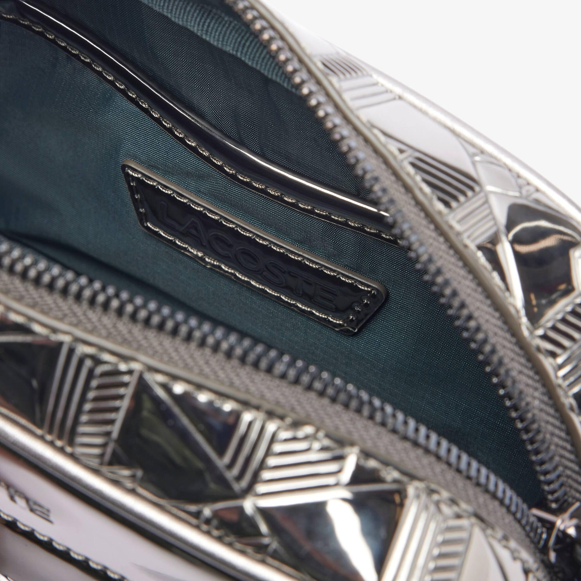 Small The Blend Silver Reporter Bag Product Image