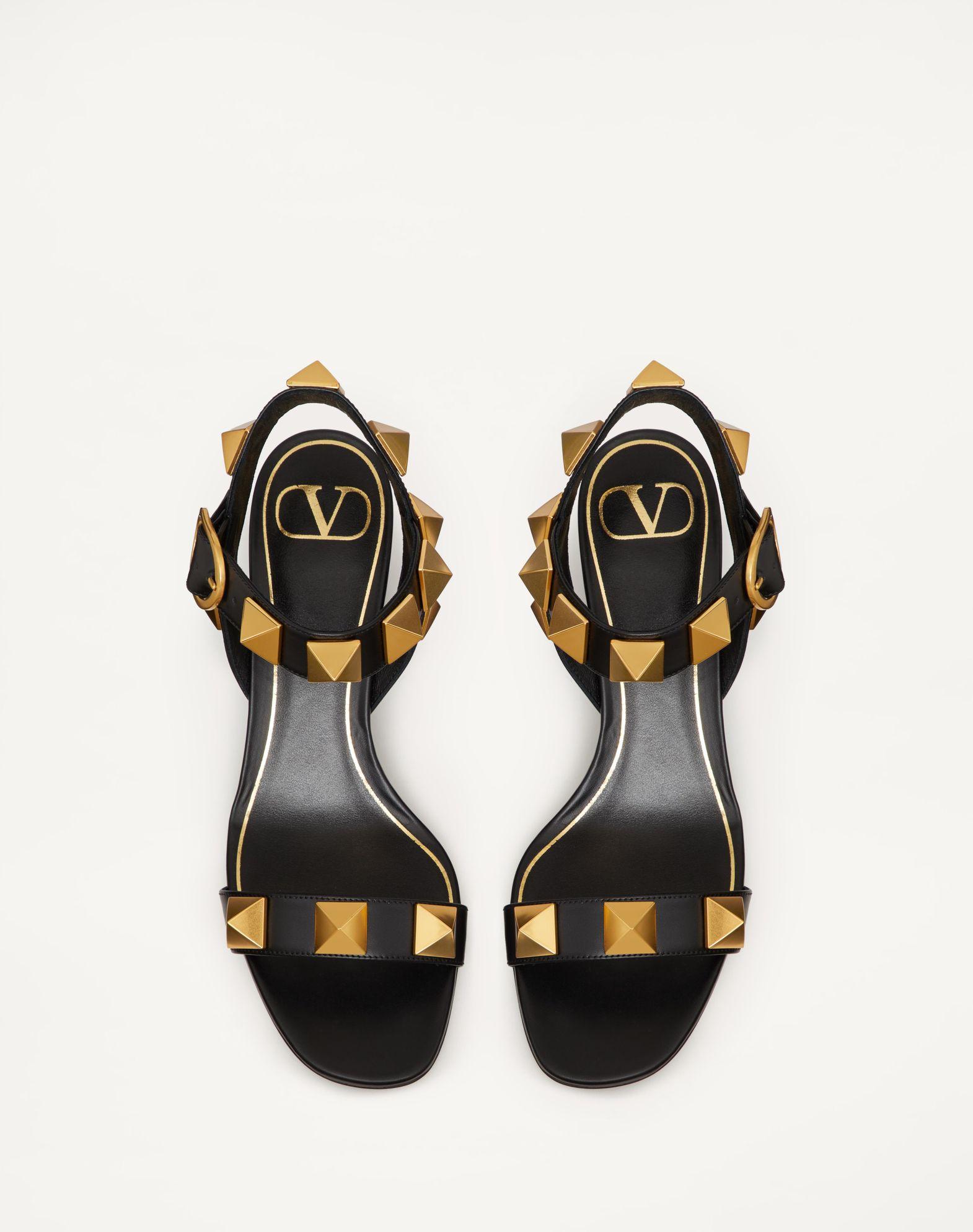 Roman Stud Calfskin Sandal 60 Mm  Product Image