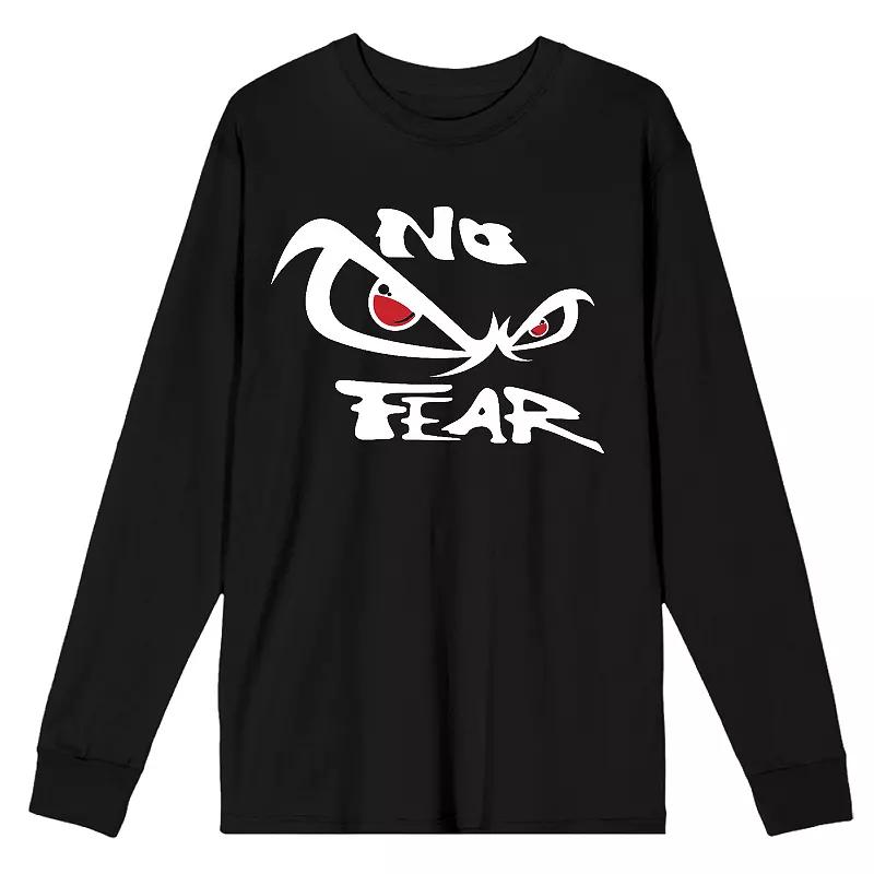 Men's No Fear Logo Long Sleeve Graphic Tee,  Product Image