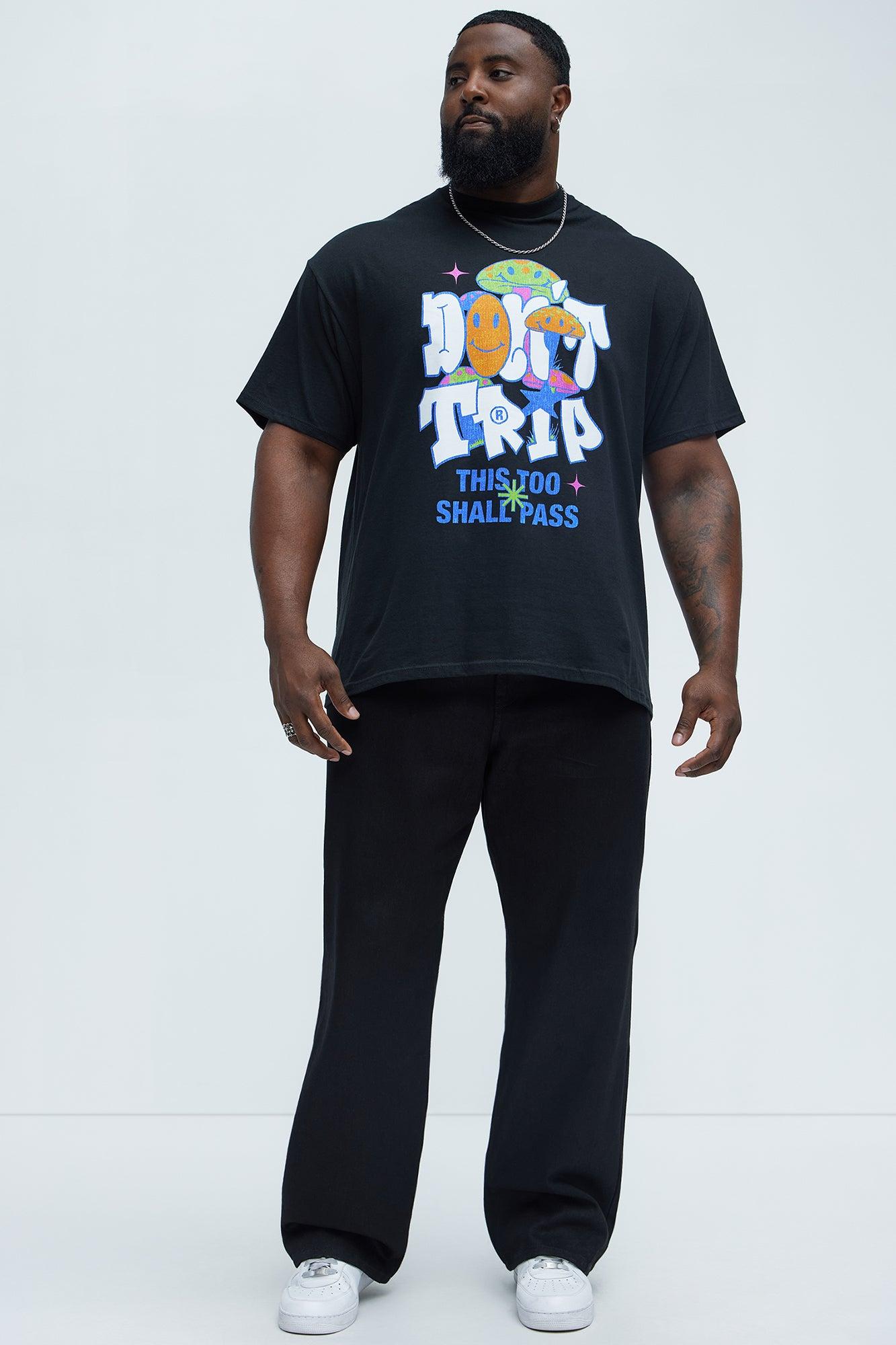 Don't Trip Short Sleeve Tee - Black Product Image