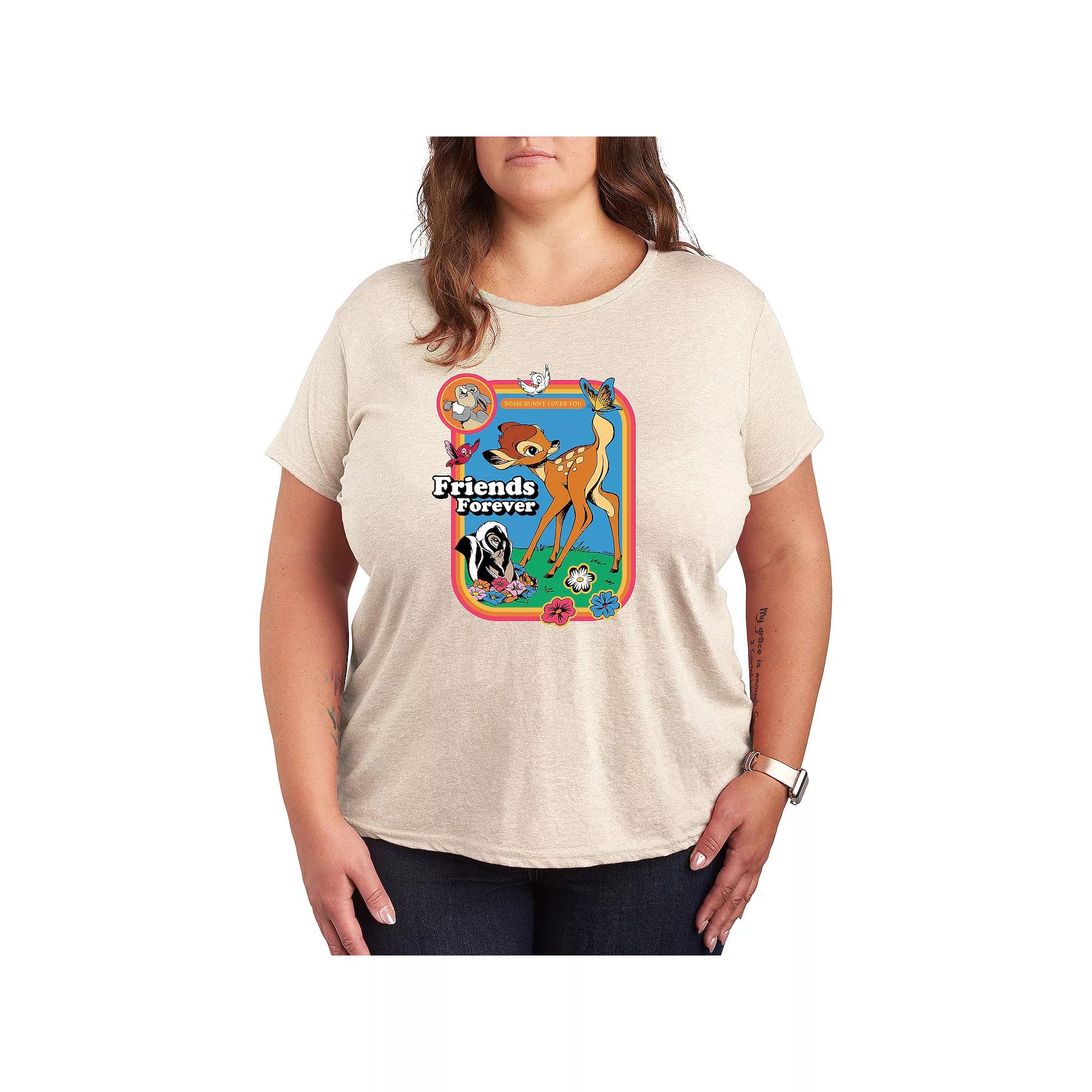 Disney's Bambi Plus Friends Forever Graphic Tee, Women's,  Product Image