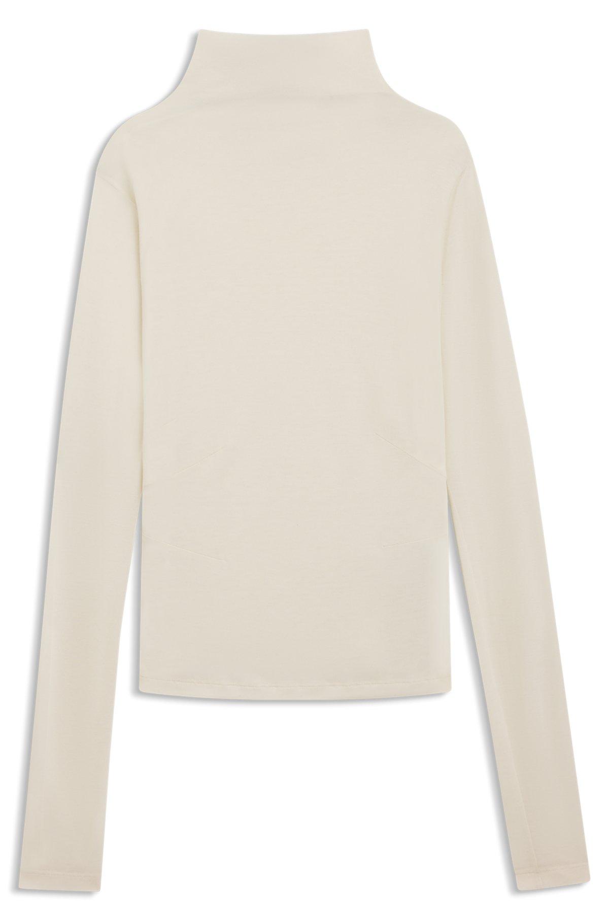 High-neck top in soft jersey Product Image