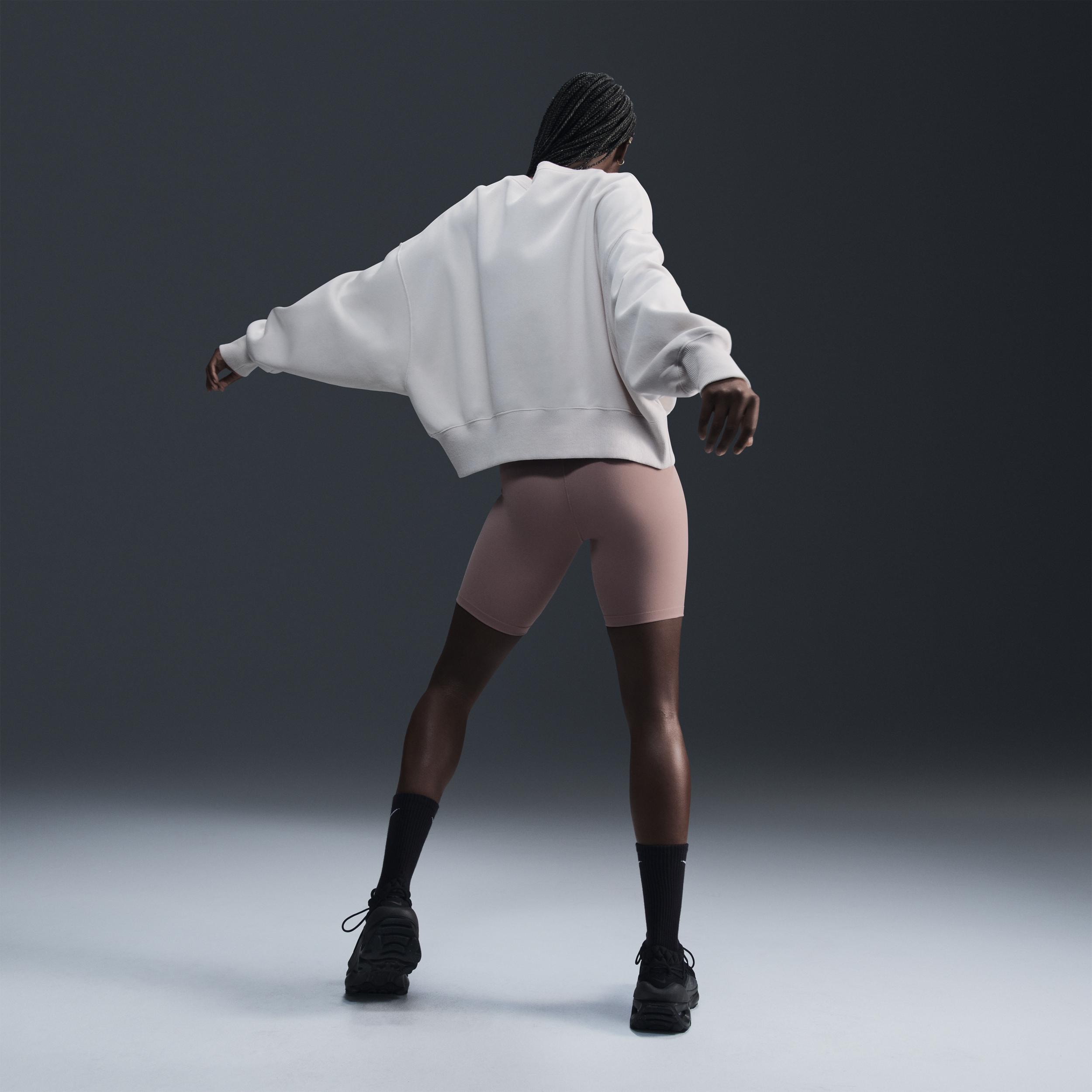 Womens Nike Sportswear Phoenix Fleece Over-Oversized Crew-Neck Sweatshirt | DQ5761-104 Product Image