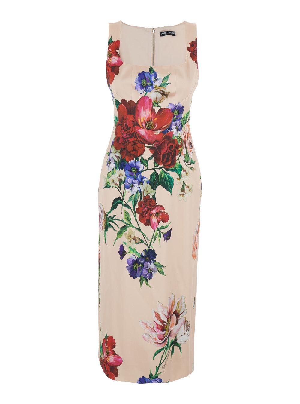 floral-print midi dress Product Image