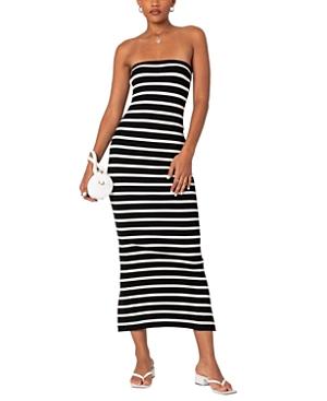 Edikted Knit Striped Maxi Dress Womens at Urban Outfitters Product Image