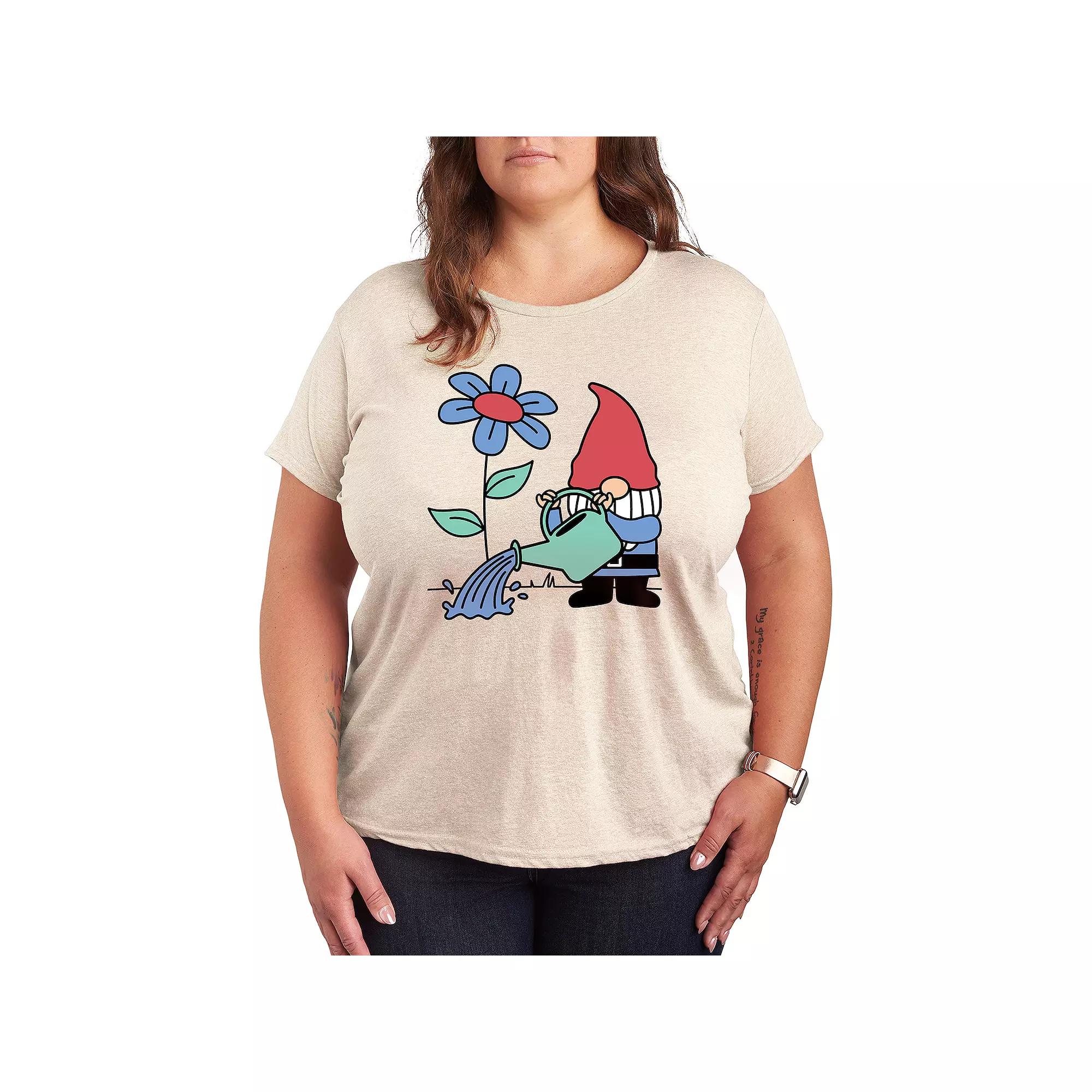 Plus Gardening Gnome Graphic Tee, Women's,  Product Image
