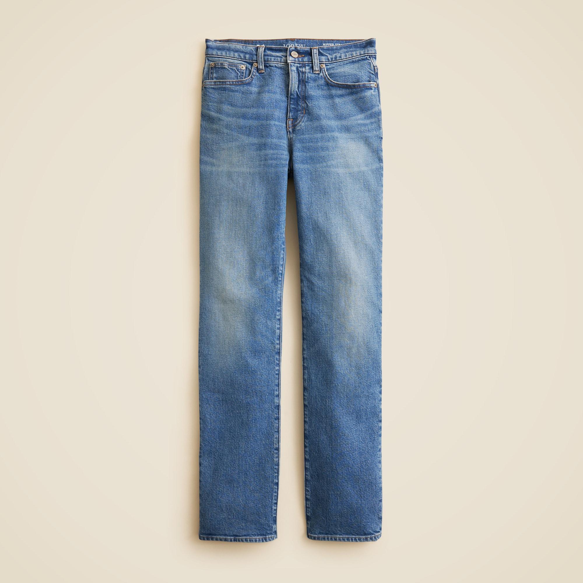 Nipped straight jean Product Image