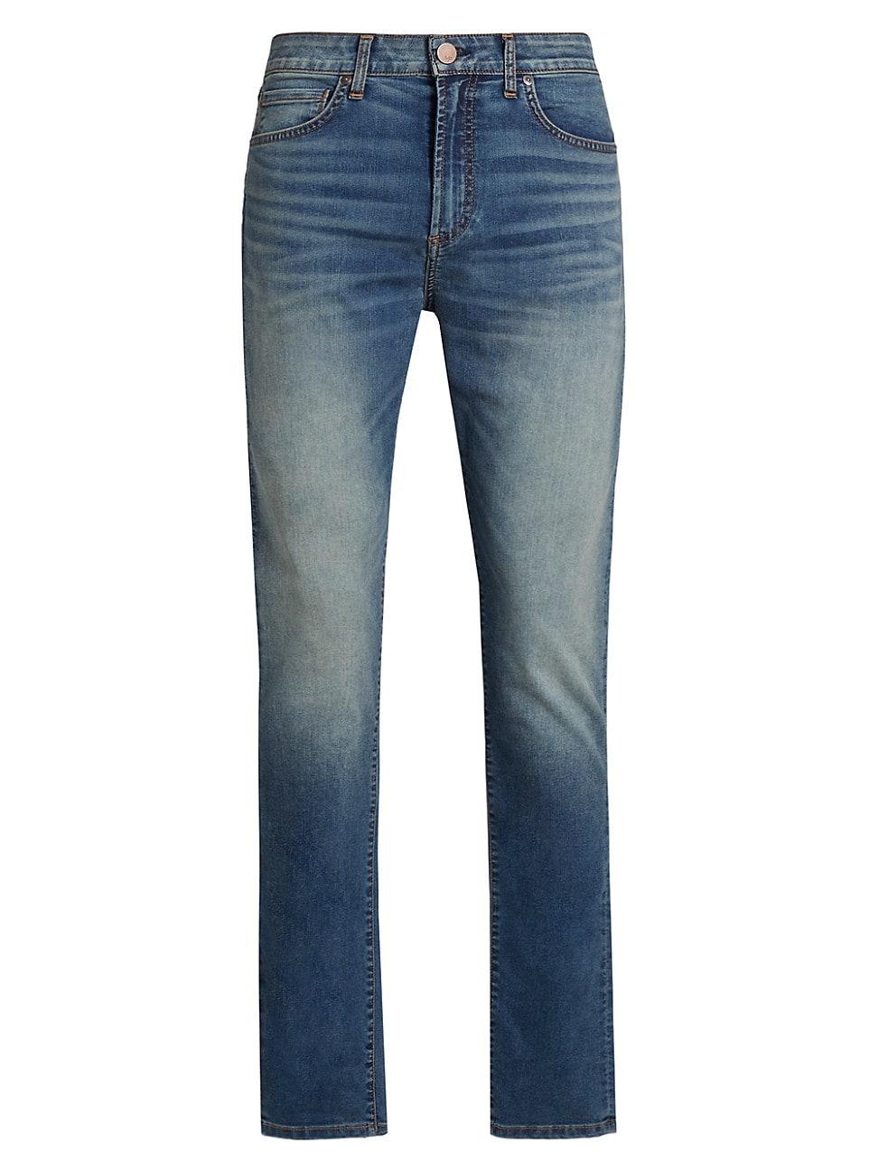 Mens Greyson Mid-Rise Straight-Leg Jeans Product Image